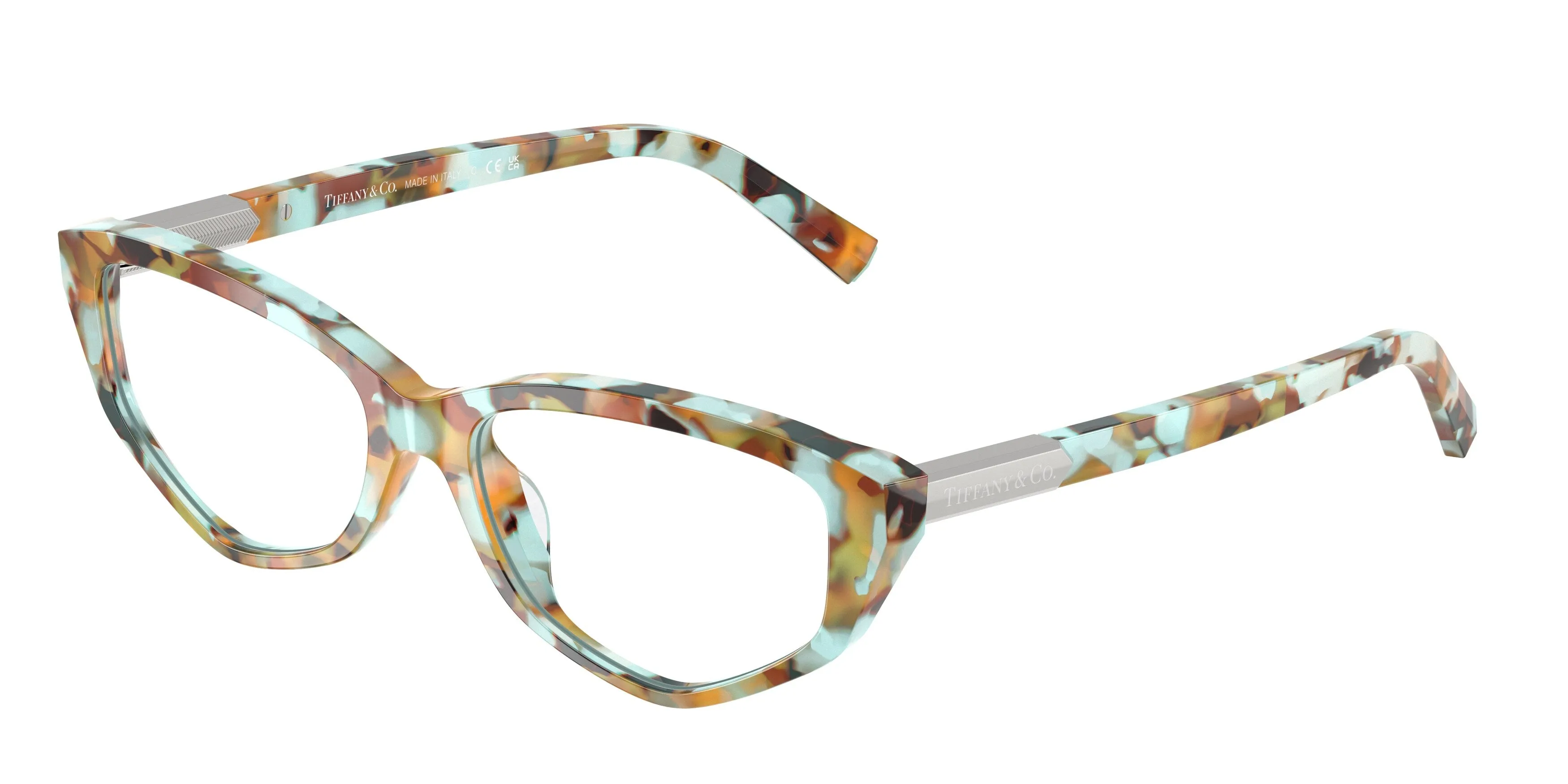 Tiffany TF2276 8441 Montature da vista Acetato Tartaruga Geometrica Normale - immagine 1