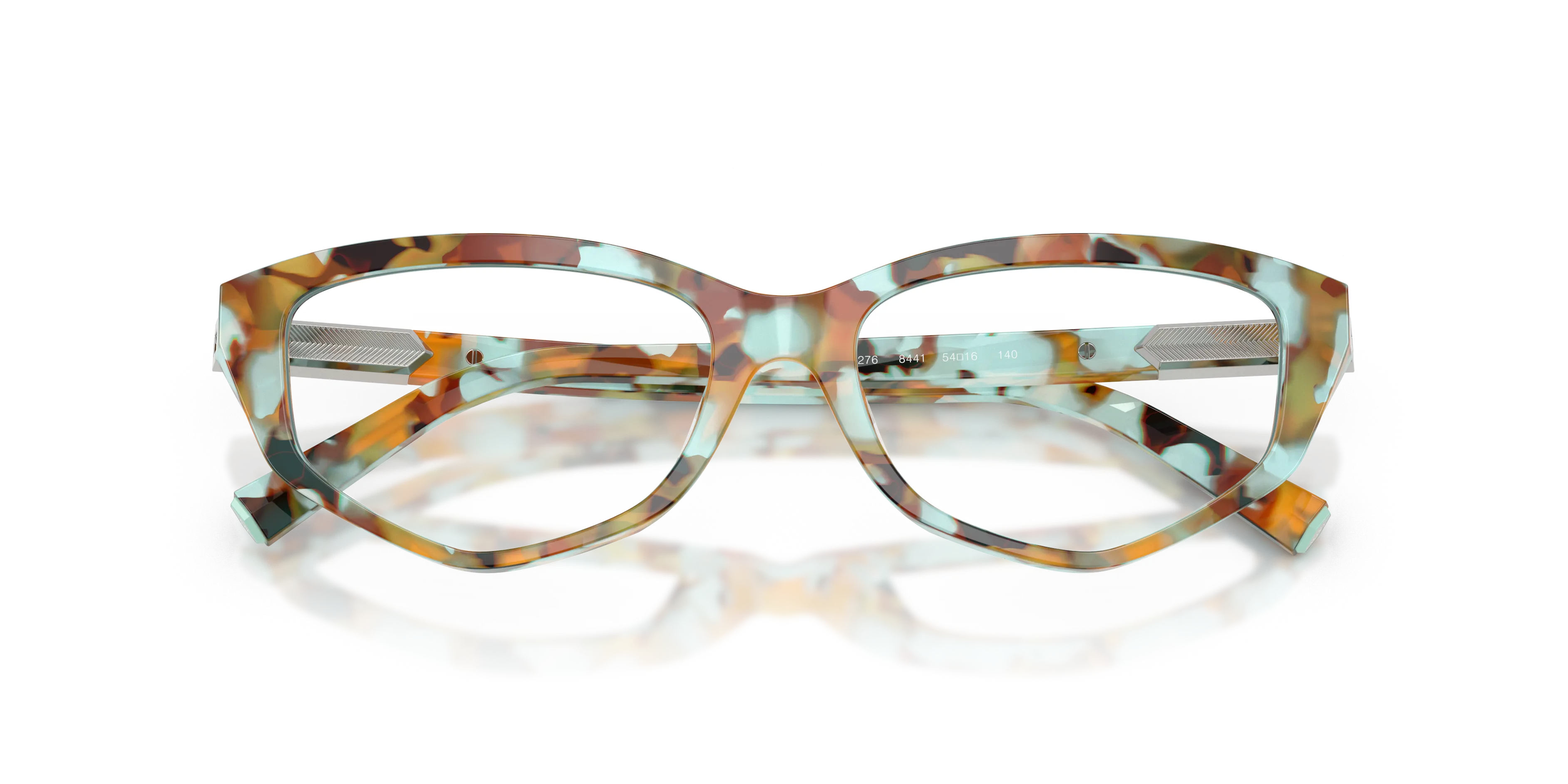 Tiffany TF2276 8441 Montature da vista Acetato Tartaruga Geometrica Normale - immagine 2