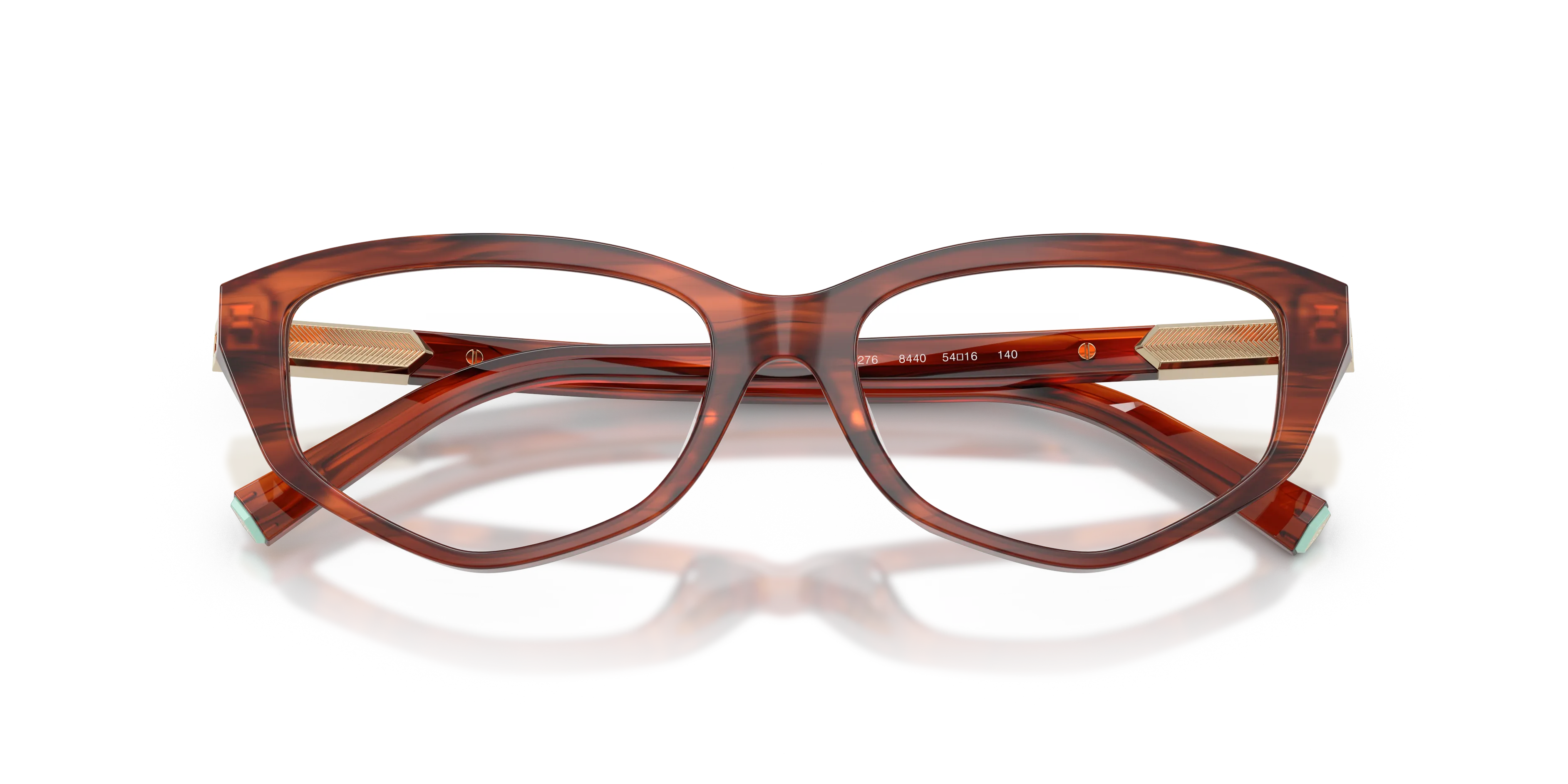 Tiffany TF2276 8440 Montature da vista Acetato Tartaruga Geometrica Normale - immagine 2