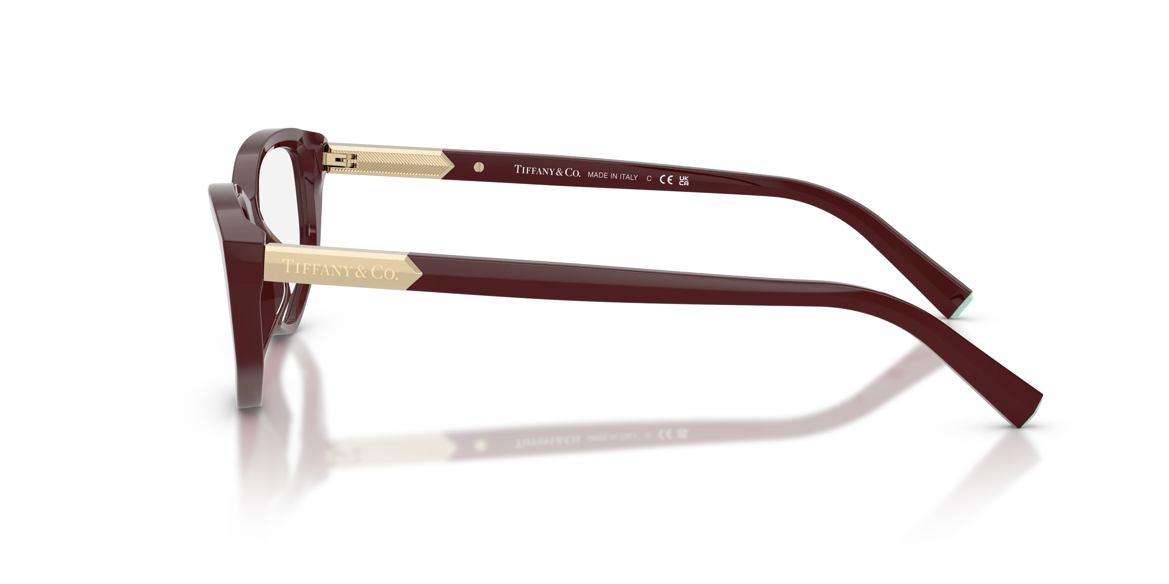 Tiffany TF2276 8389 Montature da vista Acetato Viola Geometrica Normale - immagine 4