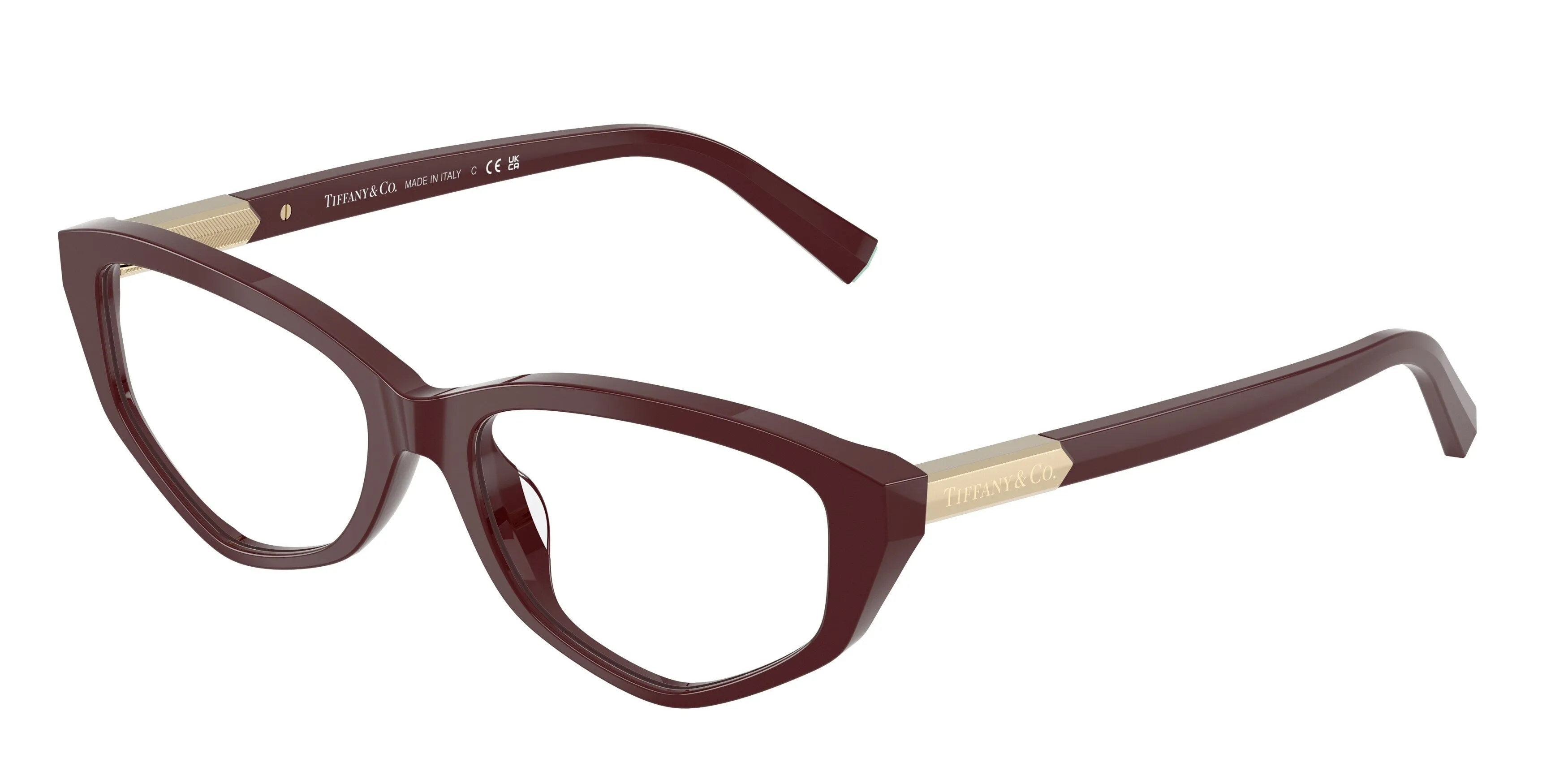 Tiffany TF2276 8389 Montature da vista Acetato Viola Geometrica Normale - immagine 1