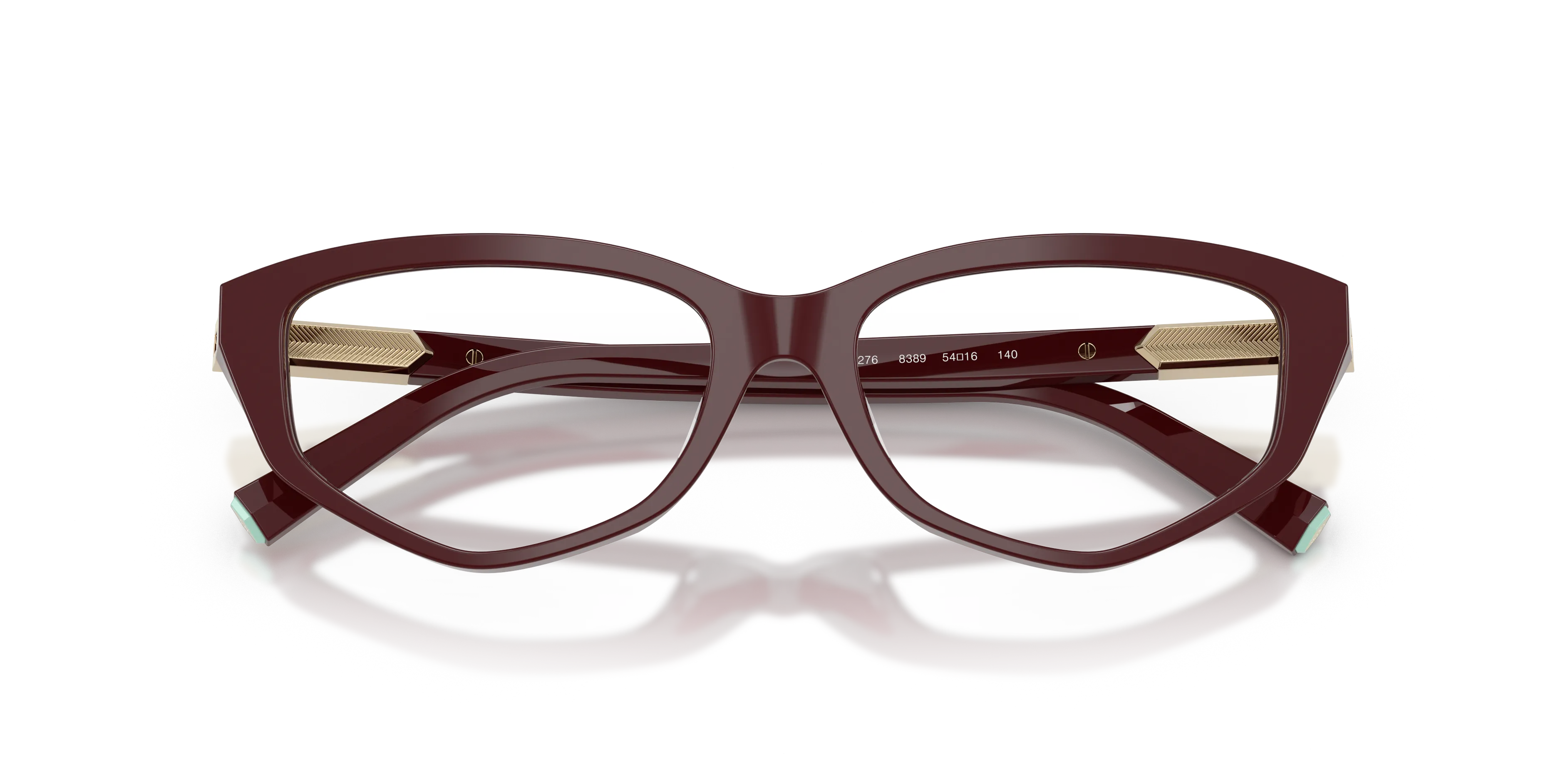 Tiffany TF2276 8389 Montature da vista Acetato Viola Geometrica Normale - immagine 2