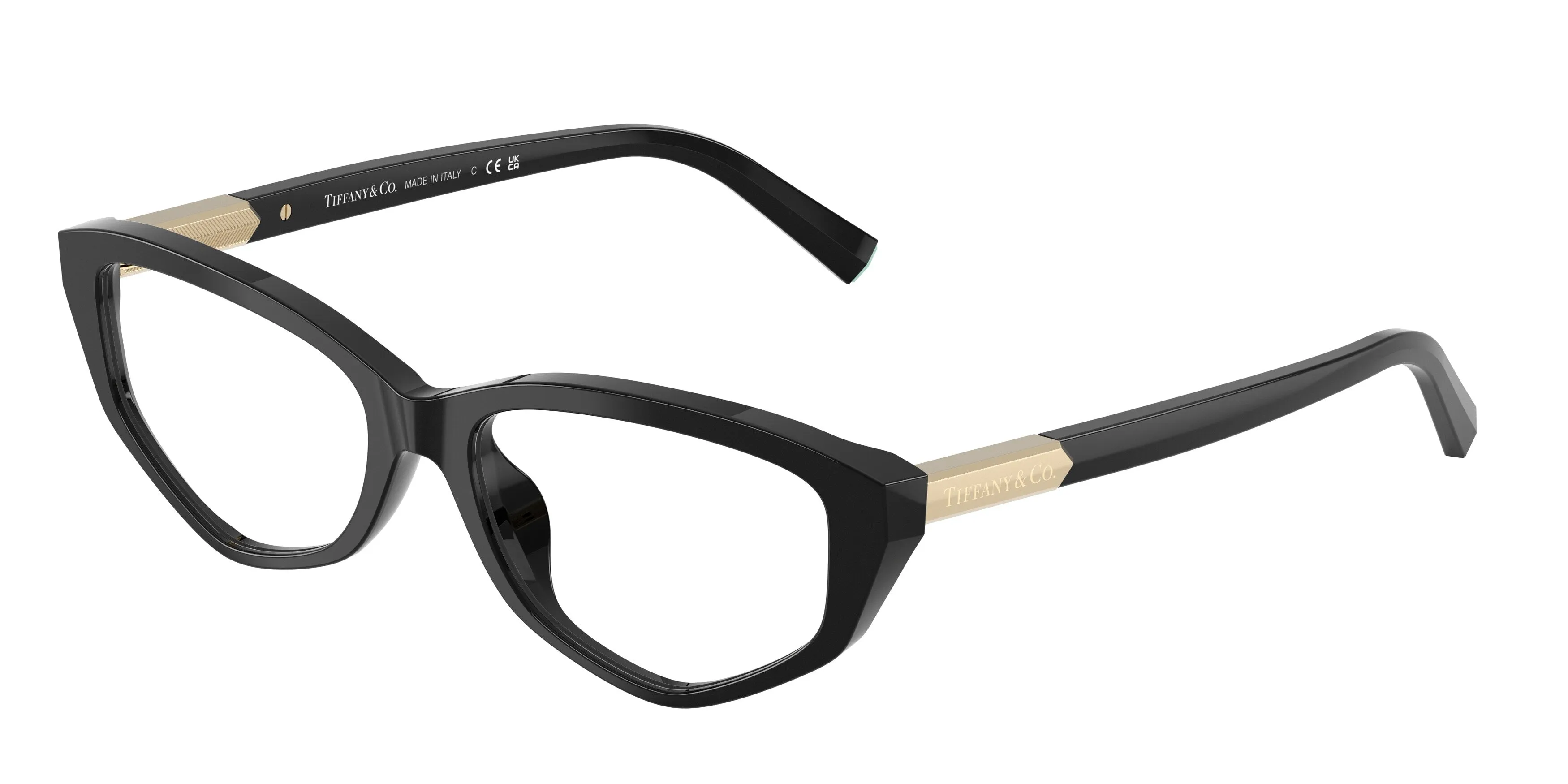 Tiffany TF2276 8001 Montature da vista Acetato Nero Geometrica Normale - immagine 1