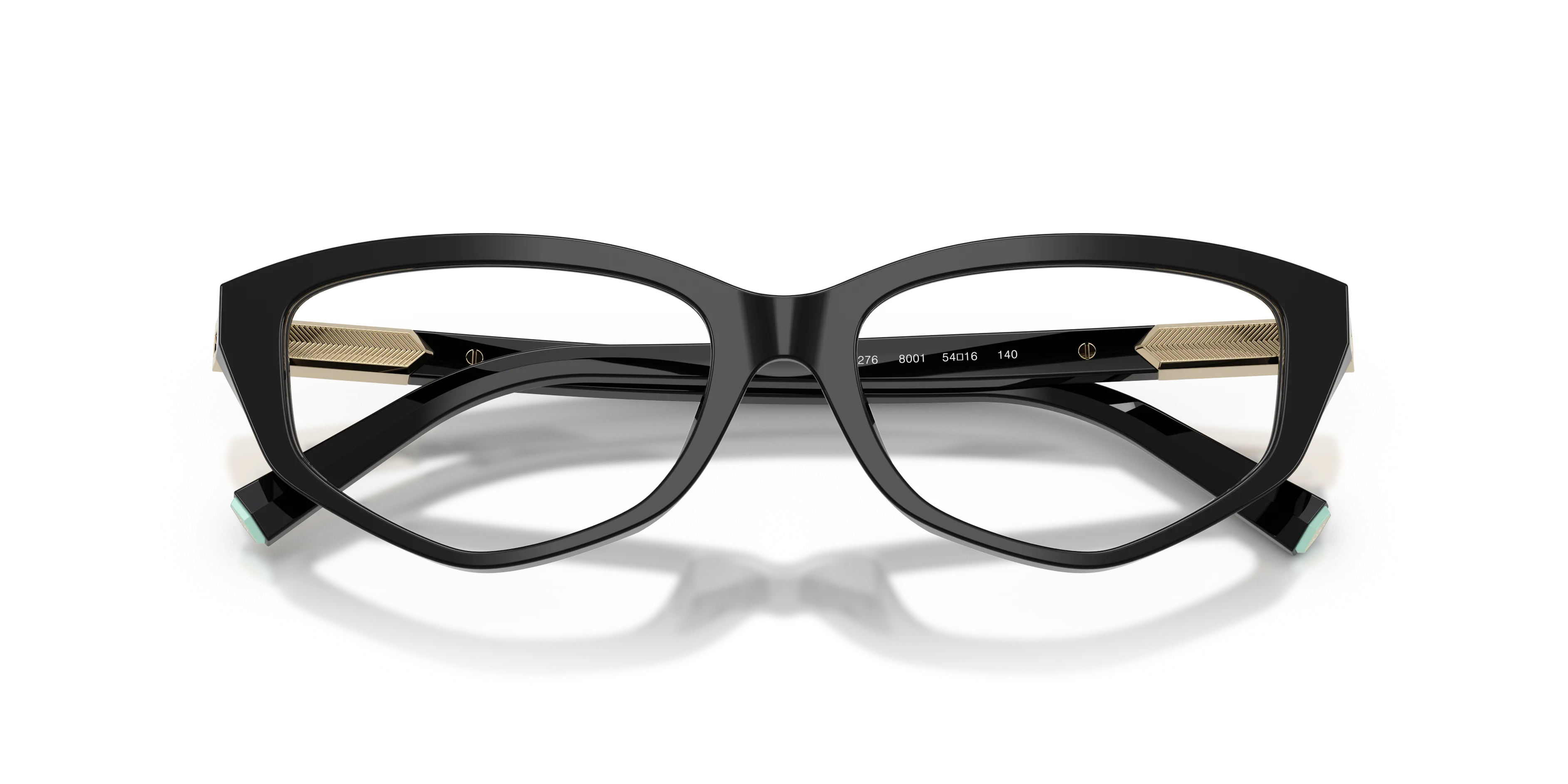 Tiffany TF2276 8001 Montature da vista Acetato Nero Geometrica Normale - immagine 2