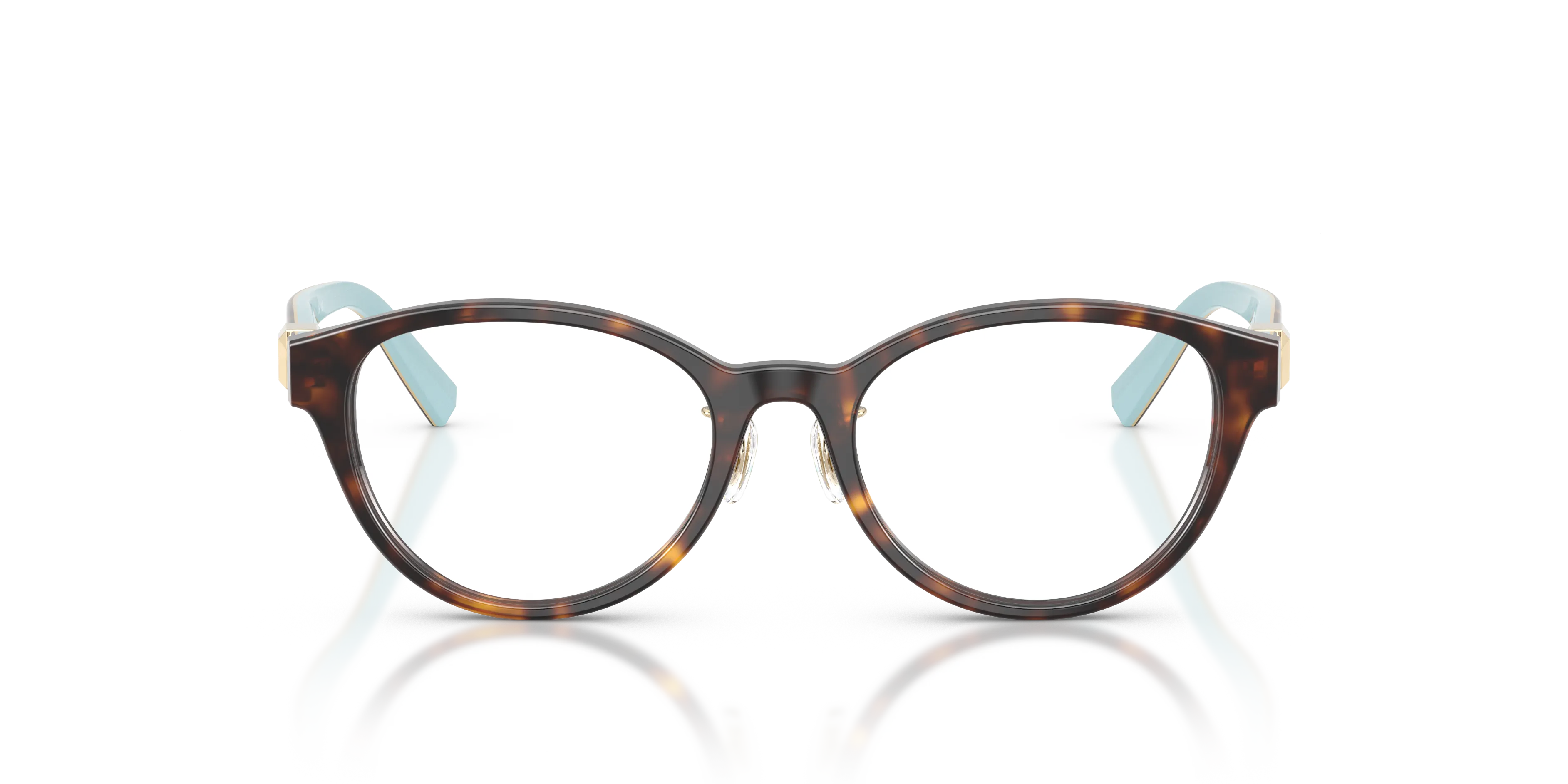Tiffany TF2236D 8363 Montature da vista Acetato Tartaruga Rotonda Normale - immagine 3