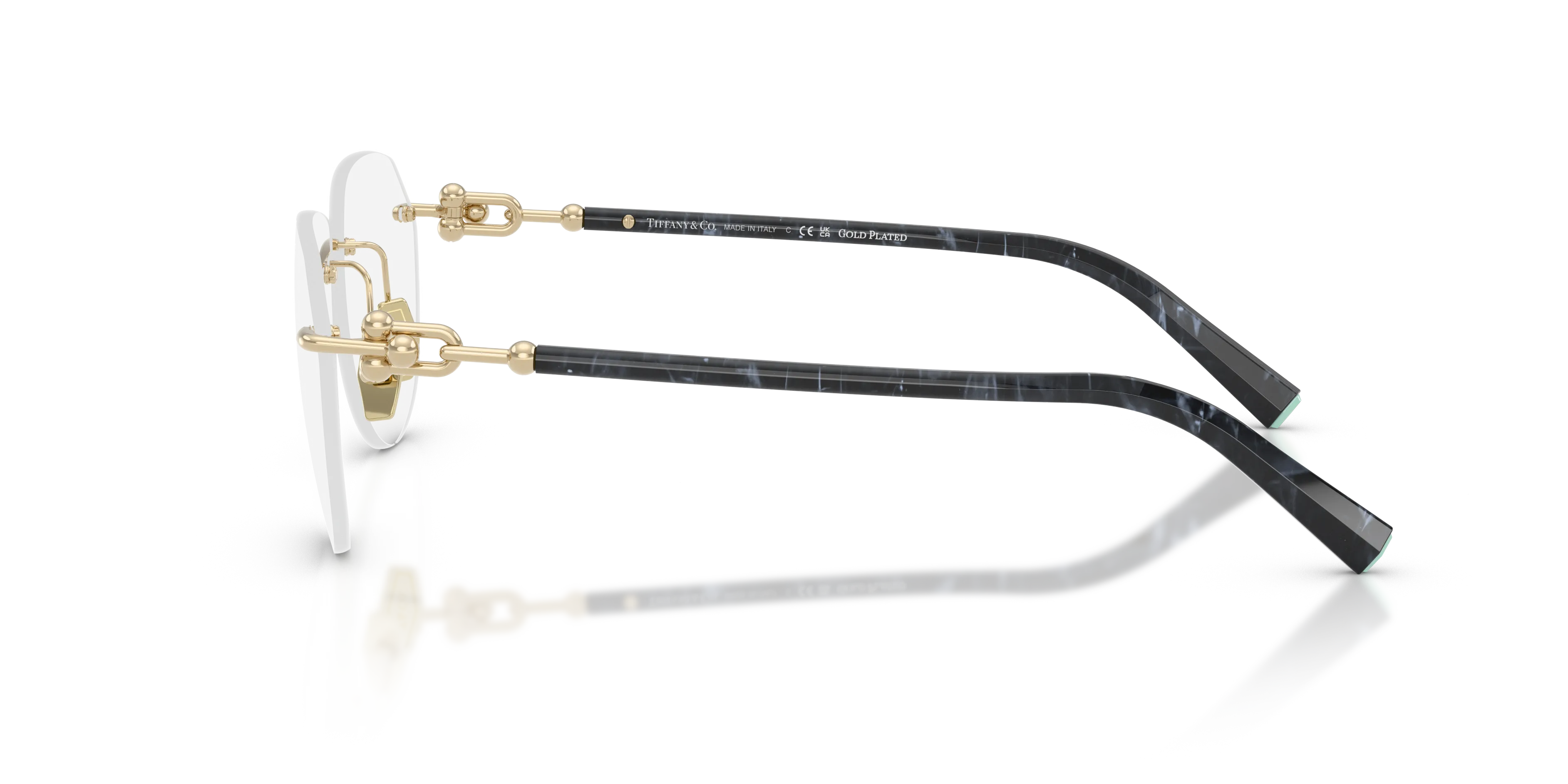 Tiffany TF1173K 6220 Montature da vista Metallo Oro Pilot Normale - immagine 4