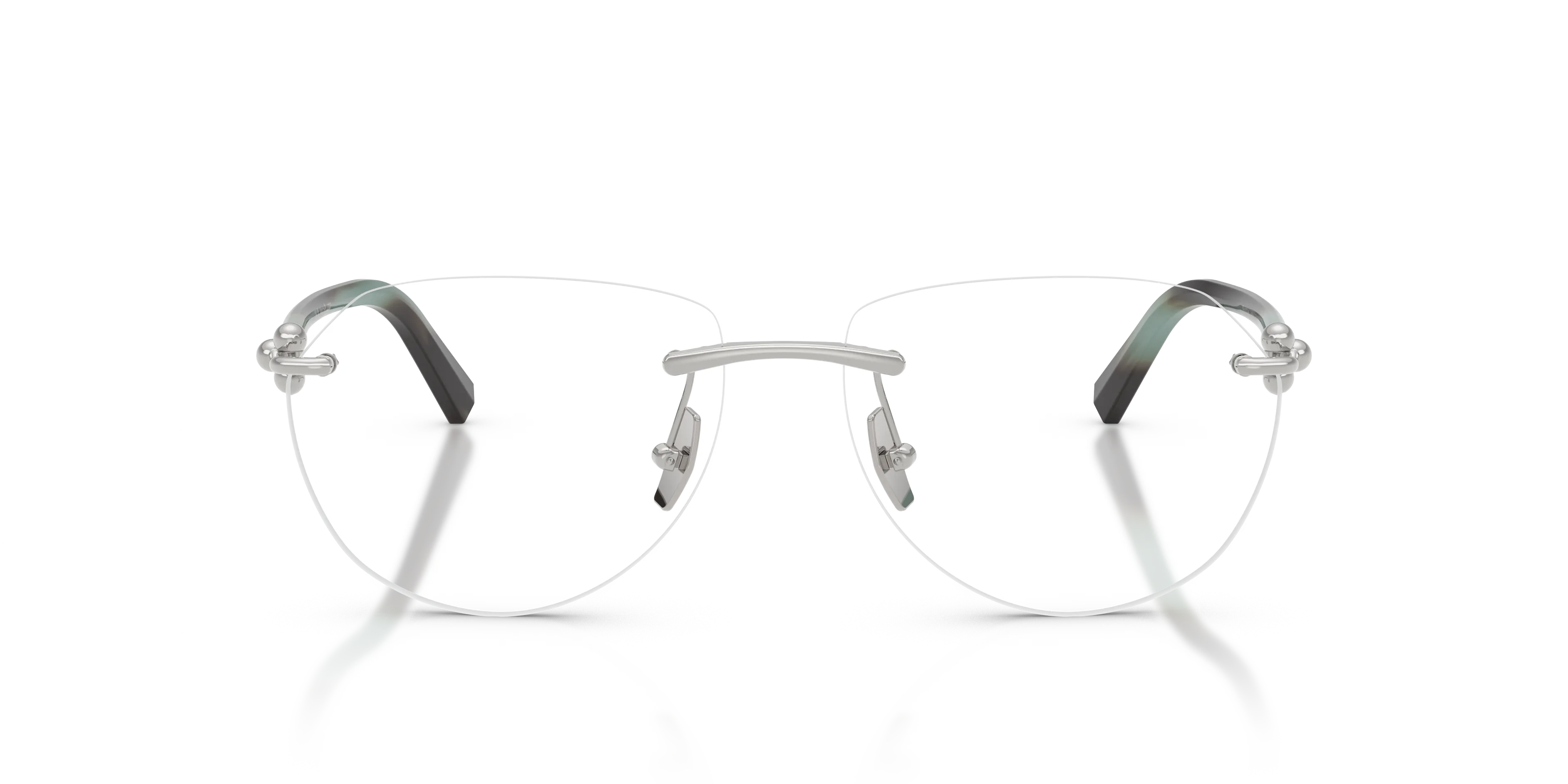 Tiffany TF1173K 6213 Montature da vista Metallo Argento Pilot Normale - immagine 3