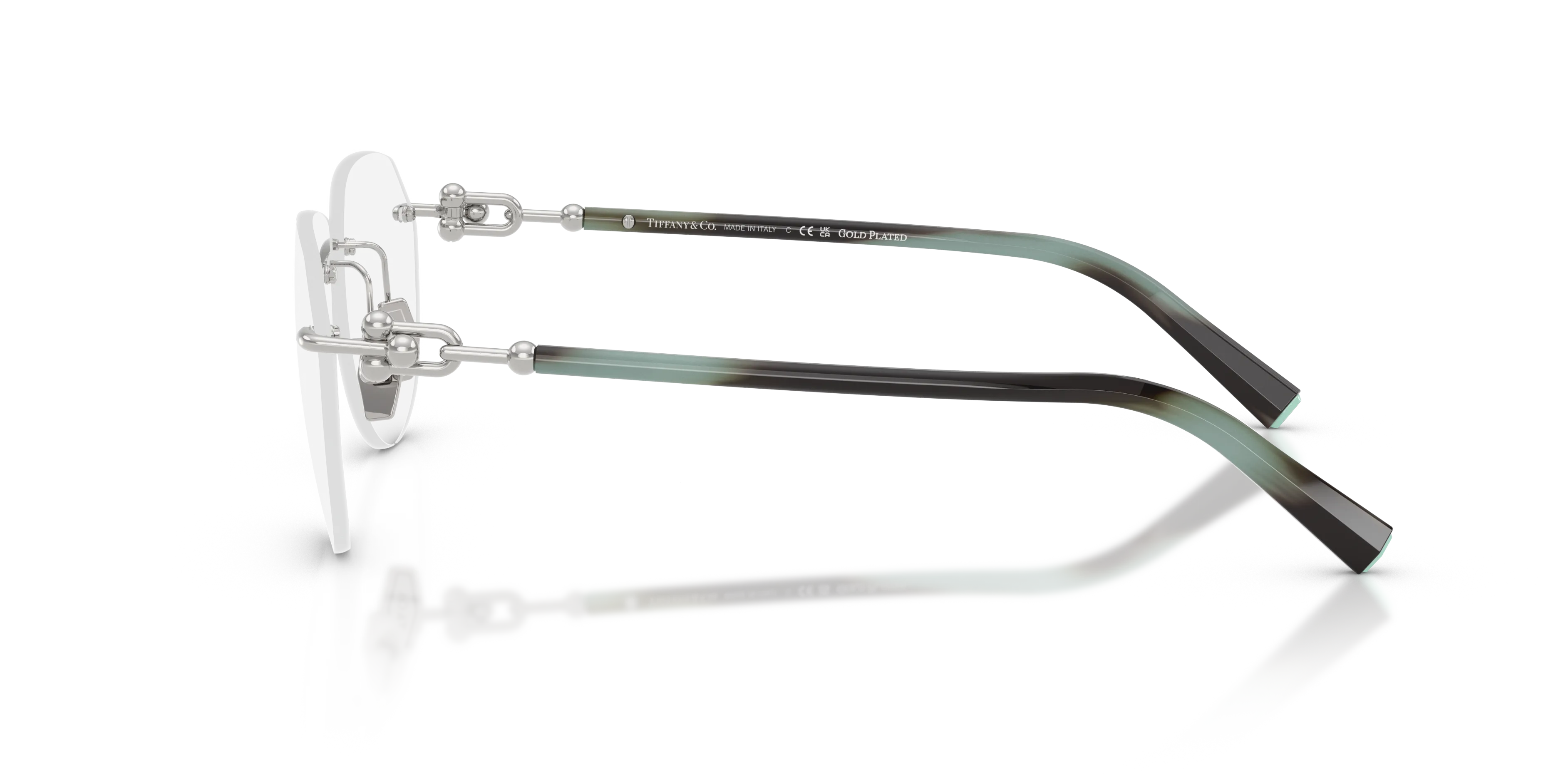 Tiffany TF1173K 6213 Montature da vista Metallo Argento Pilot Normale - immagine 4