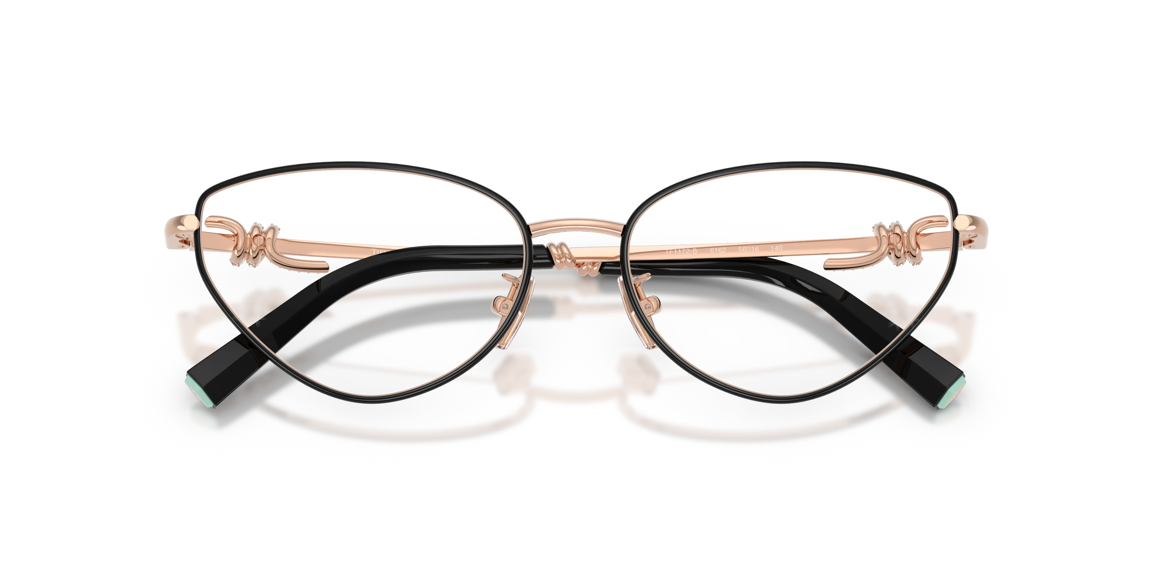 Tiffany TF1172B 6162 Montature da vista Metallo Nero Cat Eye Normale - immagine 2