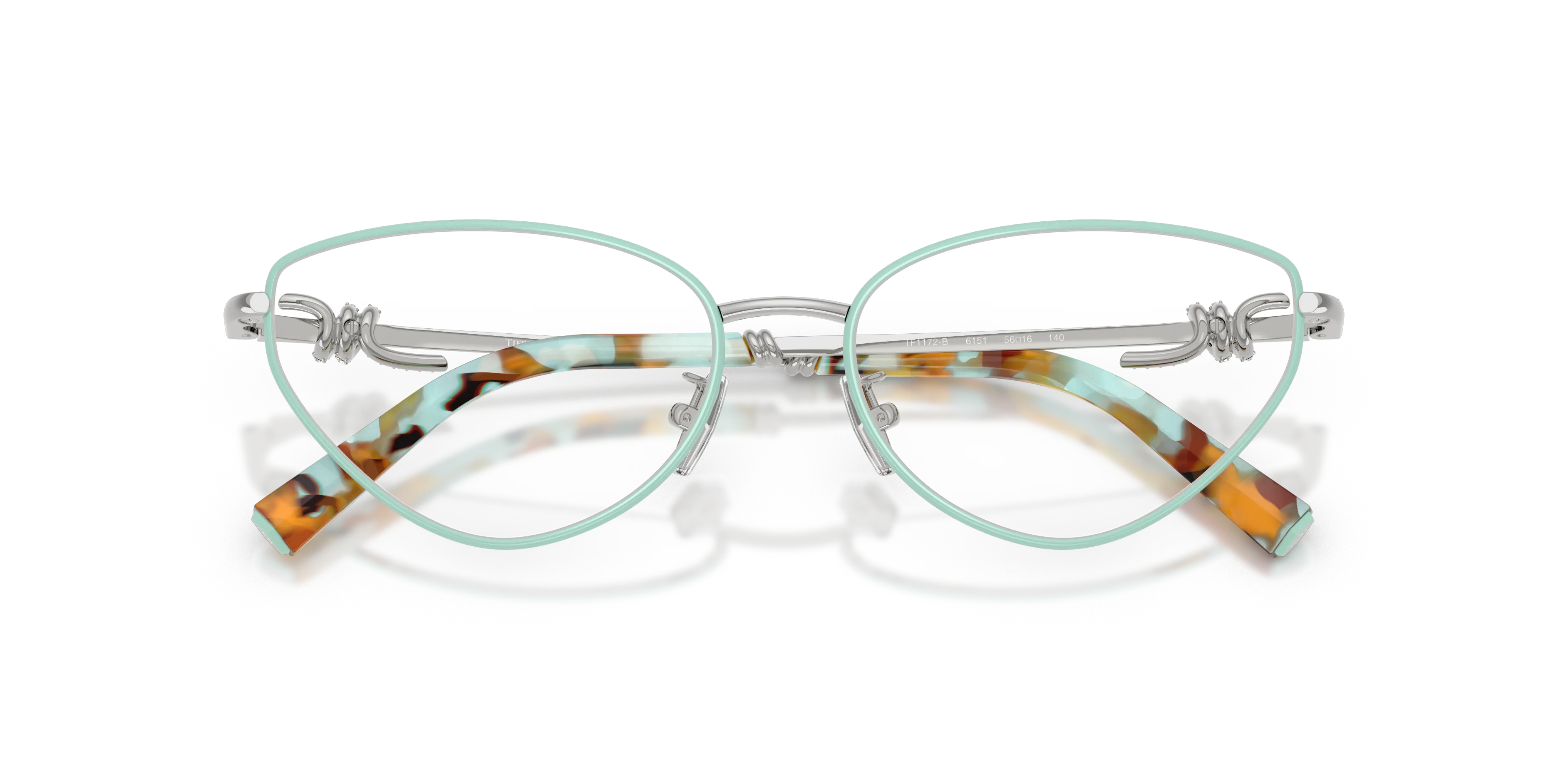 Tiffany TF1172B 6151 Montature da vista Metallo Blu Cat Eye Normale - immagine 2