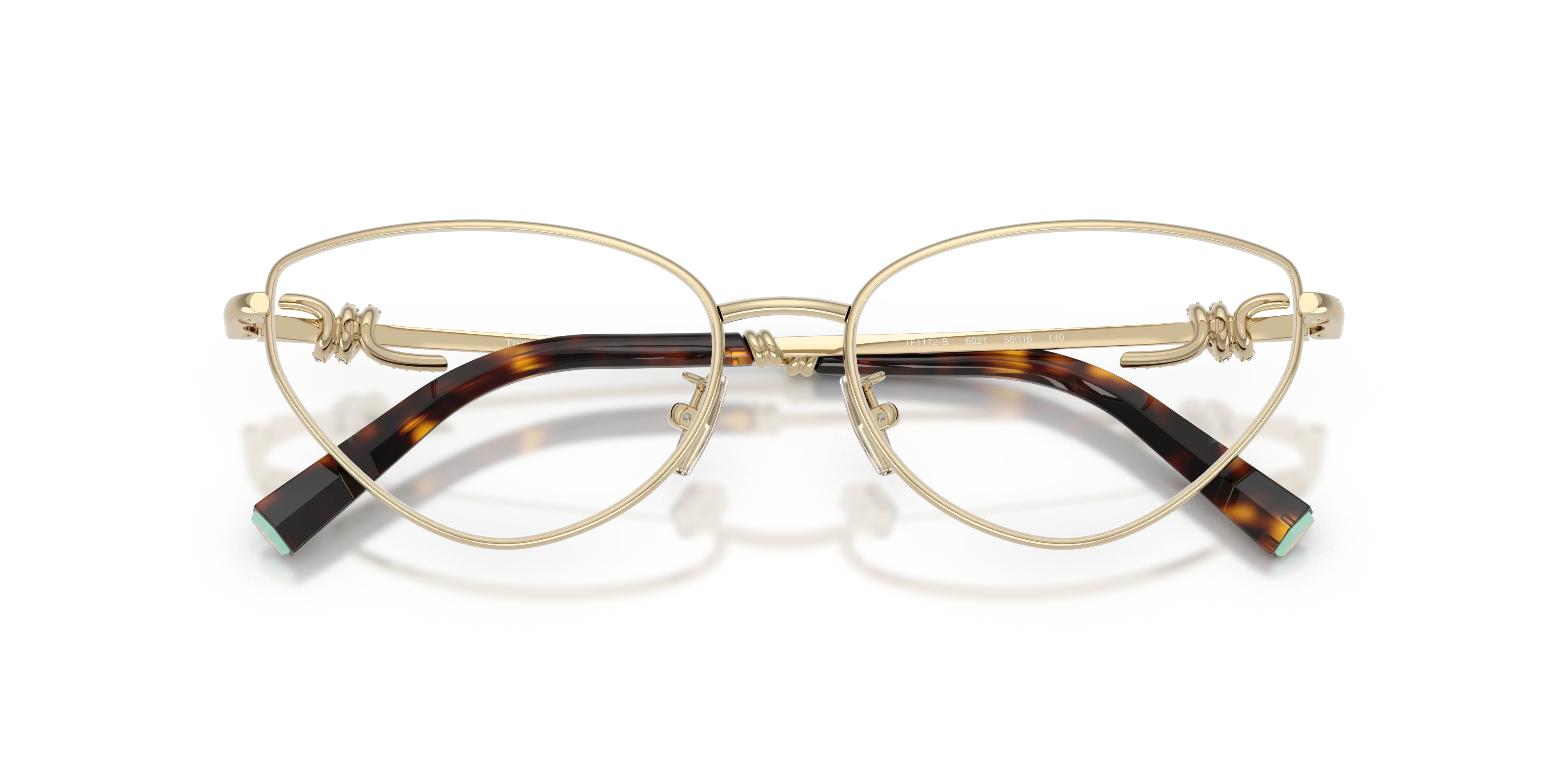Tiffany TF1172B 6021 Montature da vista Metallo Oro Cat Eye Normale - immagine 2