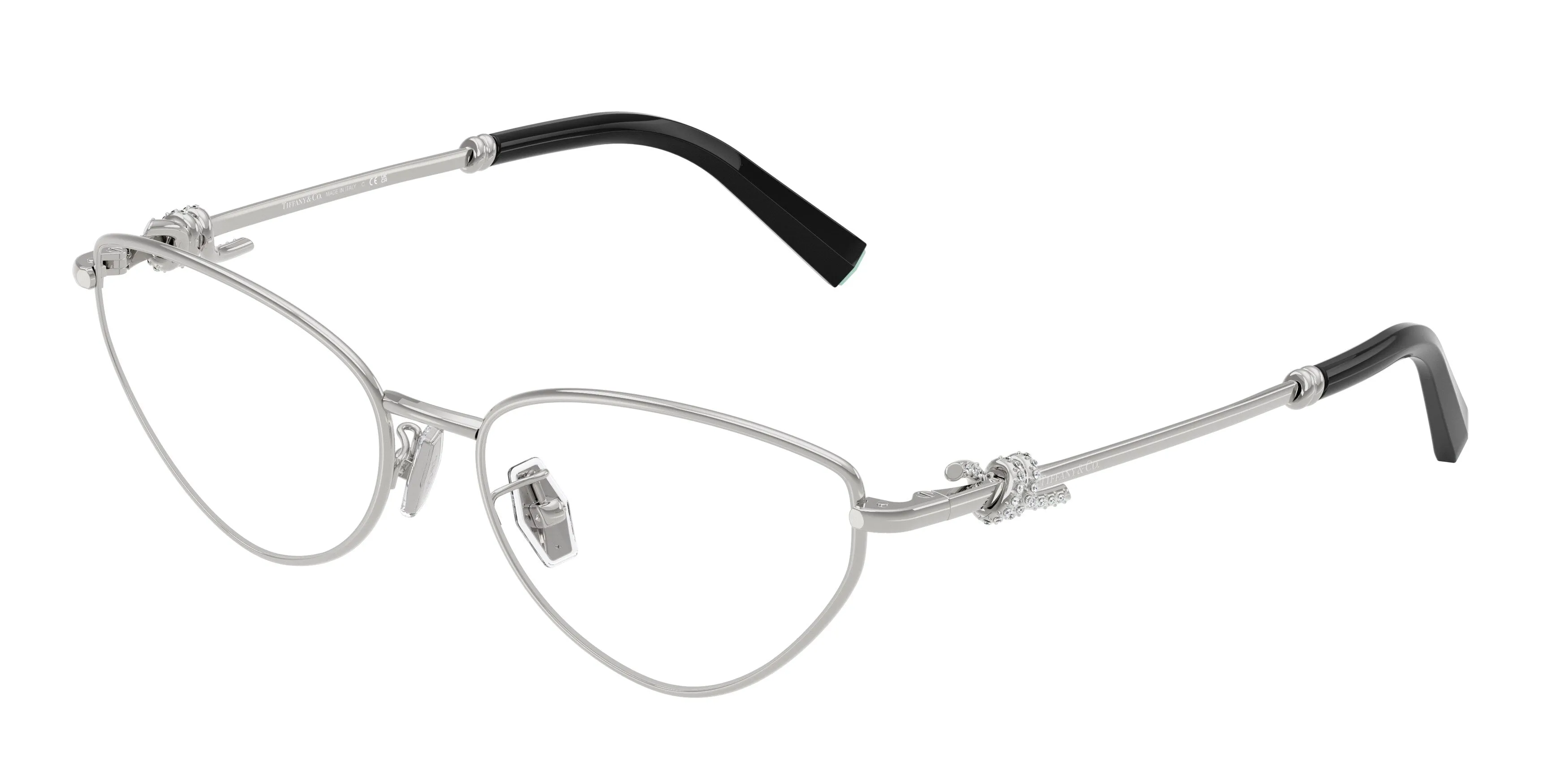 Tiffany TF1172B 6001 Montature da vista Metallo Argento Cat Eye Normale - immagine 1