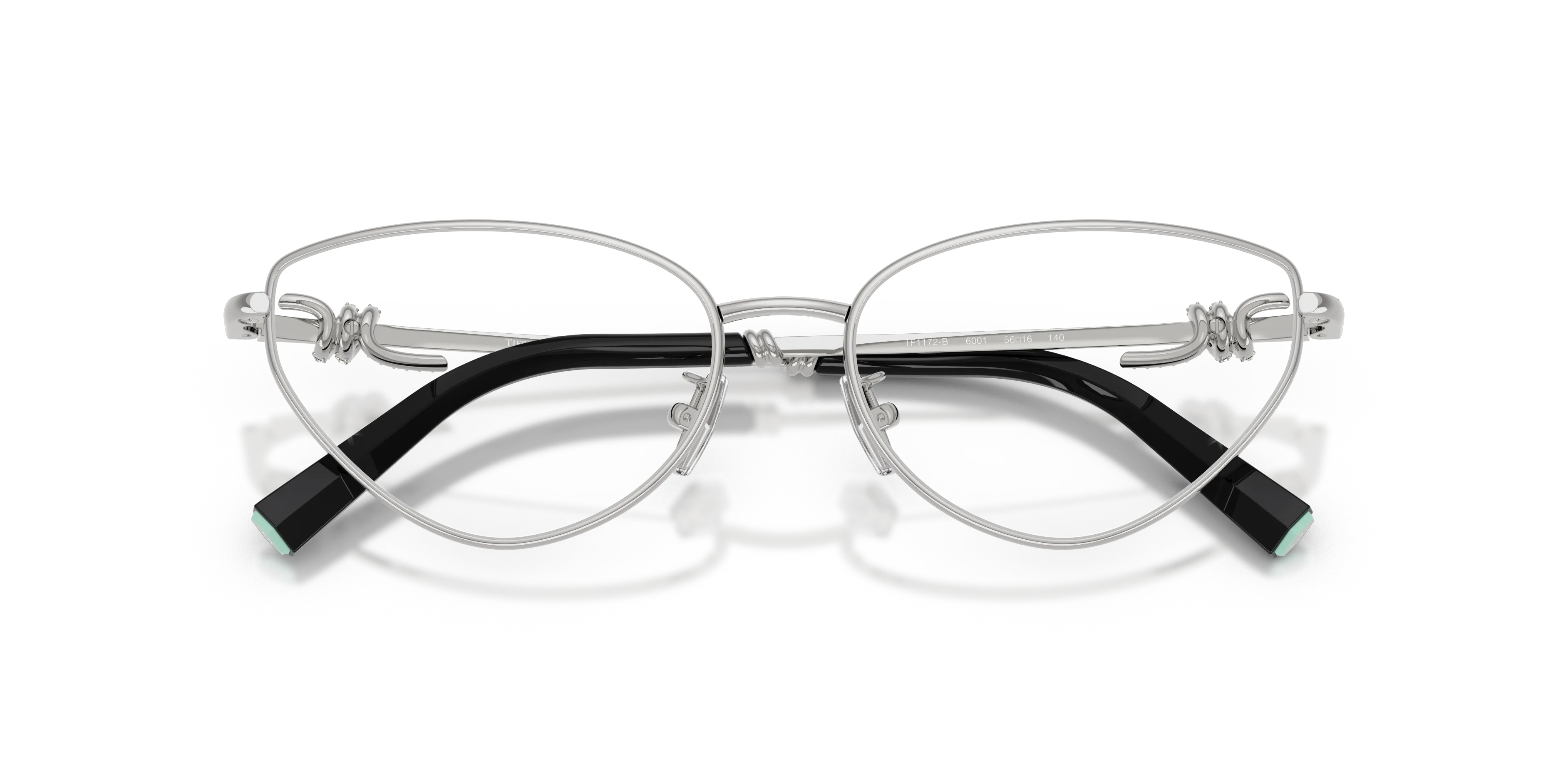Tiffany TF1172B 6001 Montature da vista Metallo Argento Cat Eye Normale - immagine 2