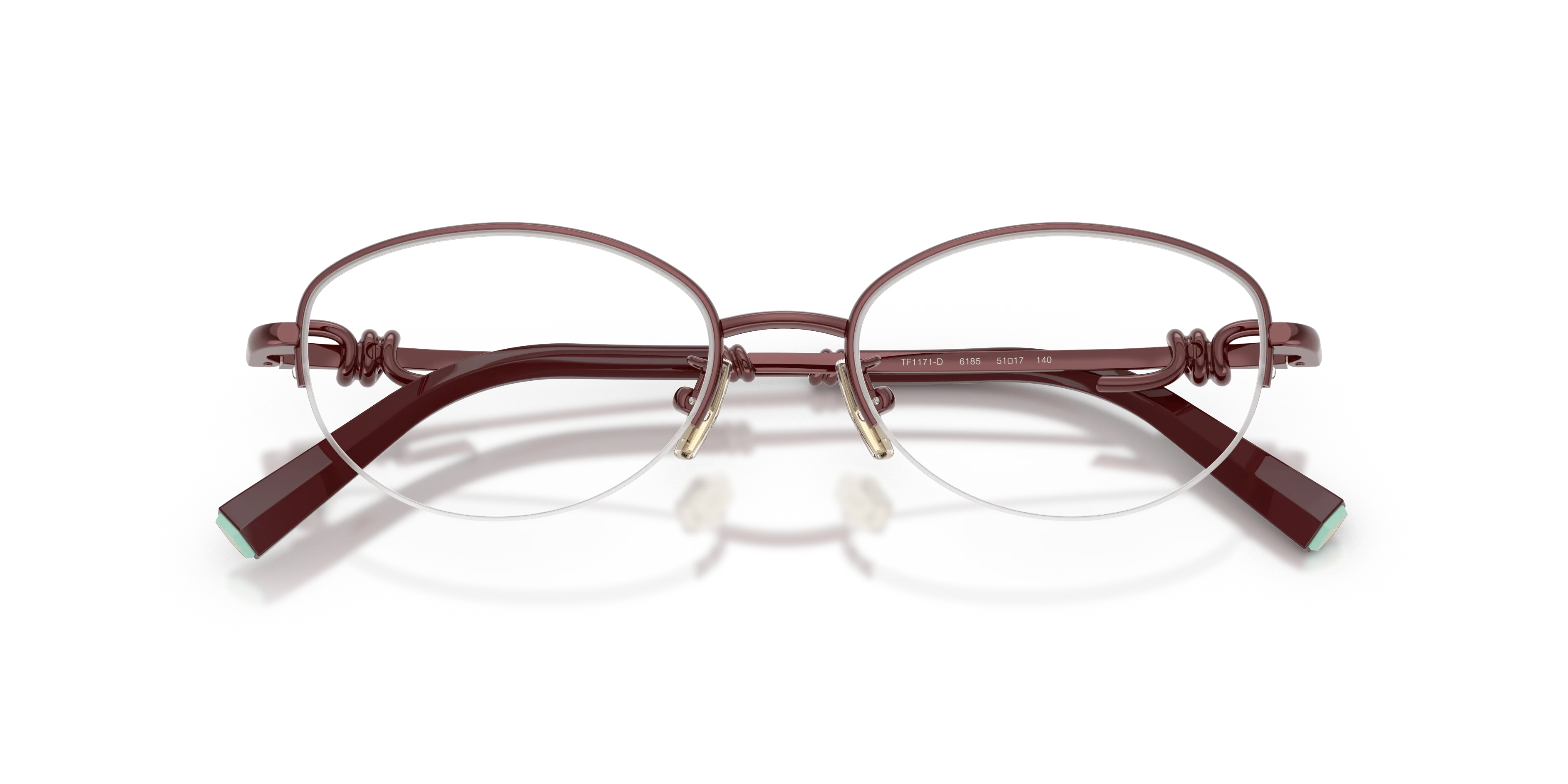 Tiffany TF1171D 6185 Montature da vista Metallo Viola Rotonda Normale - immagine 2