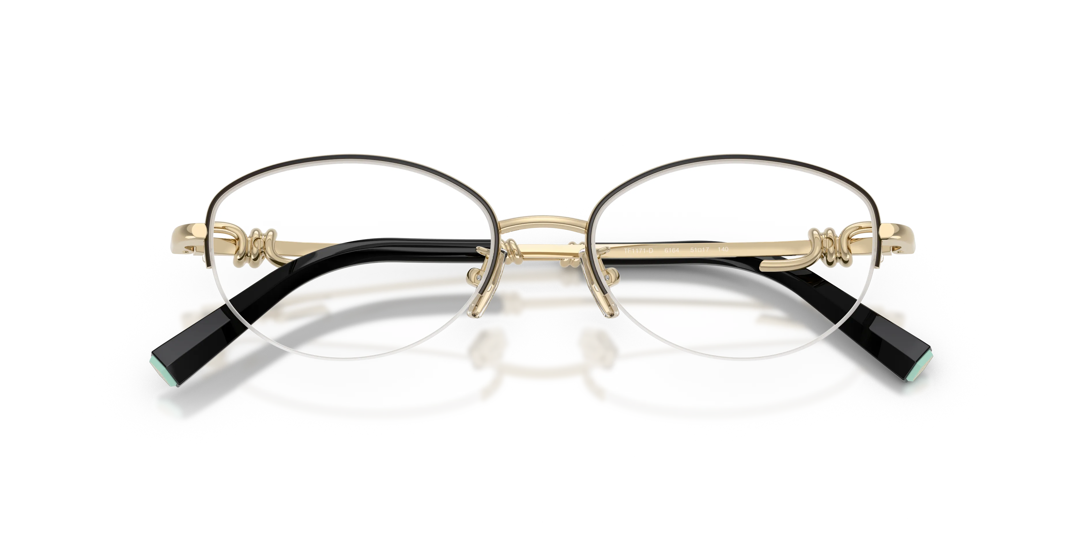 Tiffany TF1171D 6164 Montature da vista Metallo Nero Rotonda Normale - immagine 2