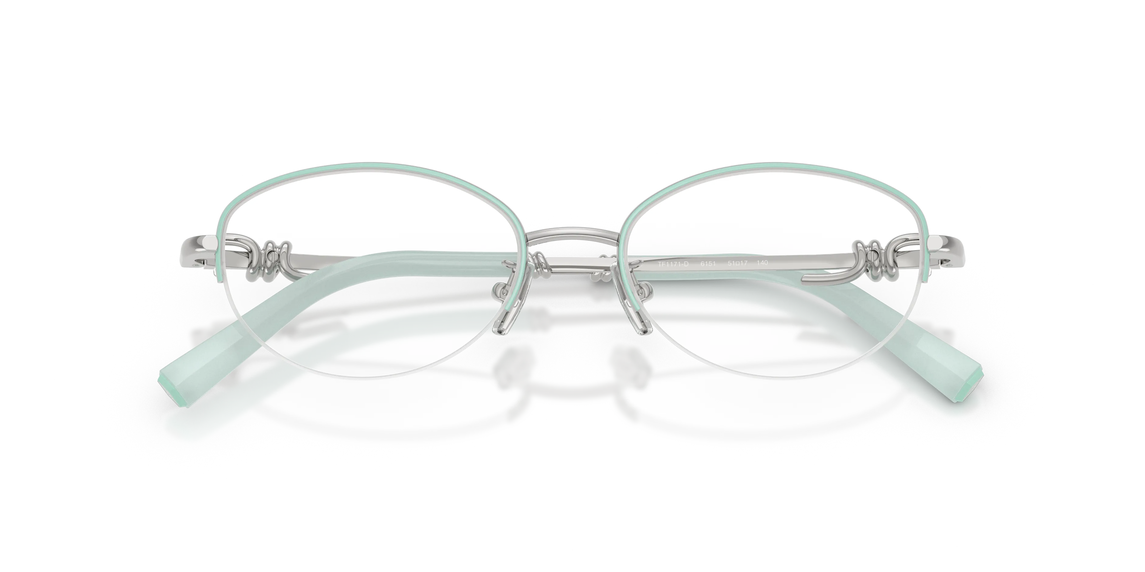 Tiffany TF1171D 6151 Montature da vista Metallo Blu Rotonda Normale - immagine 2