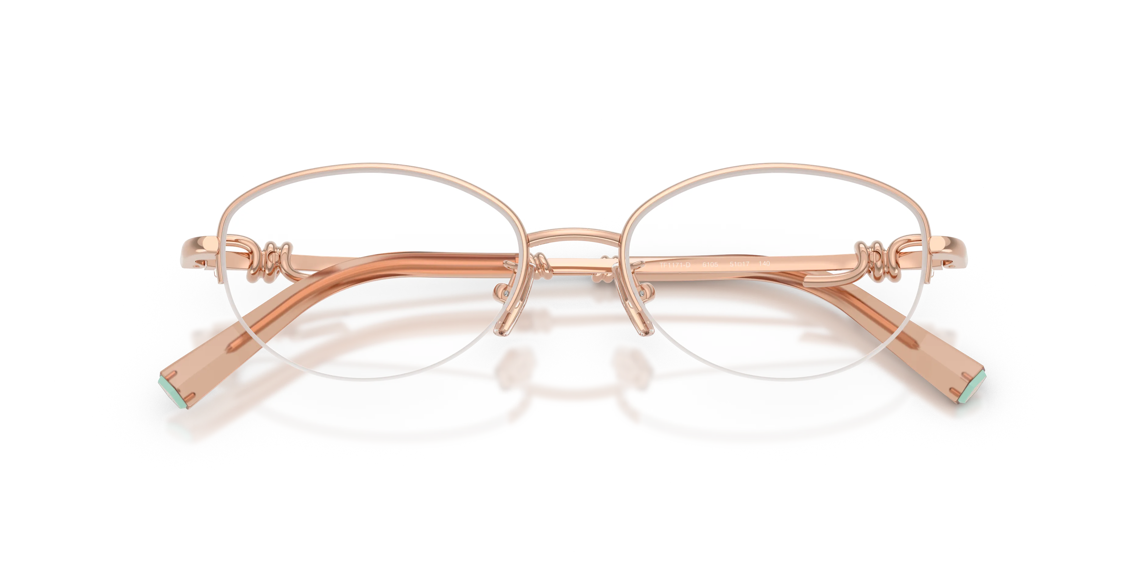 Tiffany TF1171D 6105 Montature da vista Metallo Oro Rotonda Normale - immagine 2