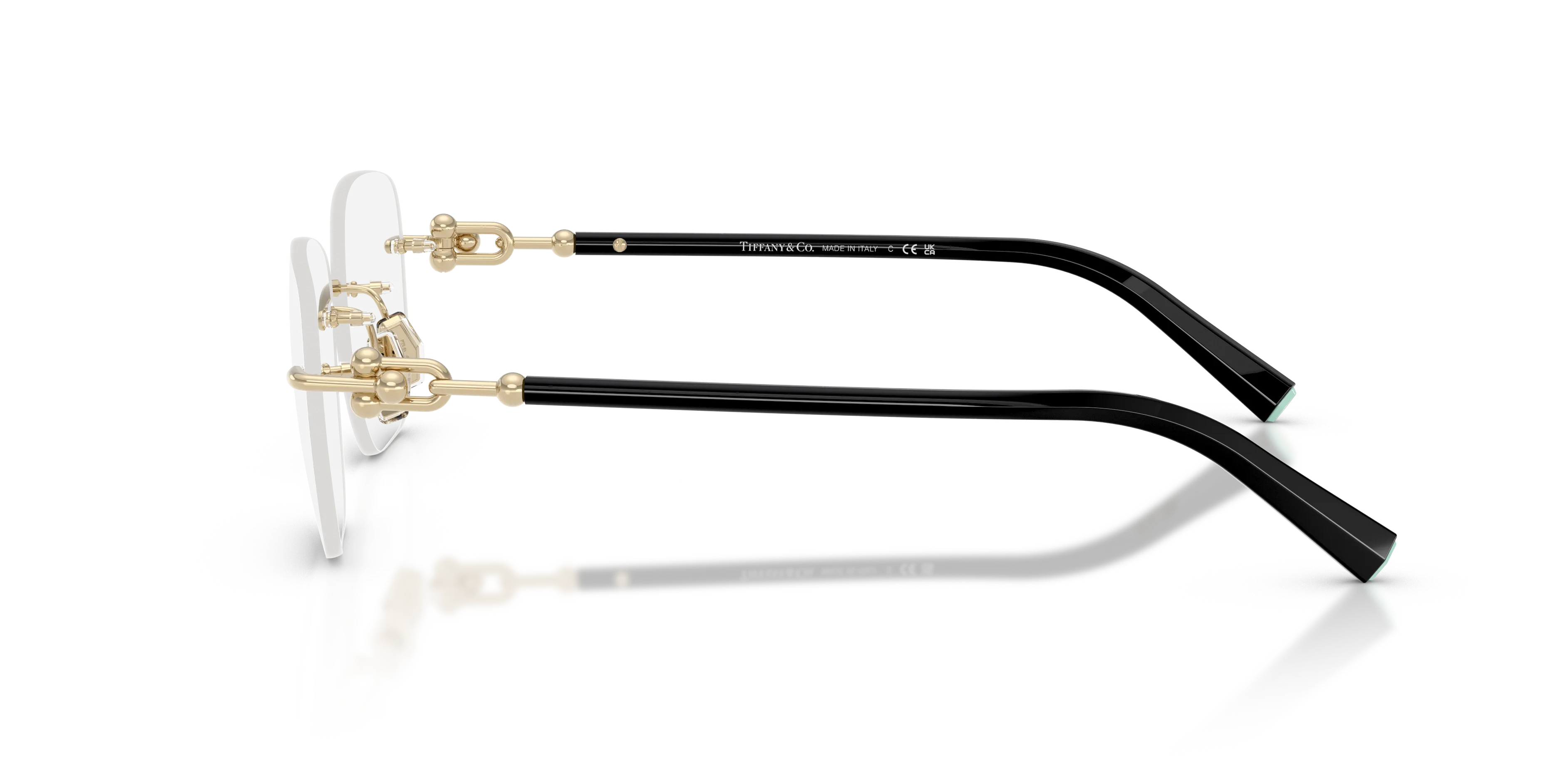 Tiffany TF1170D 6021 Montature da vista Metallo Oro Squadrata Normale - immagine 4