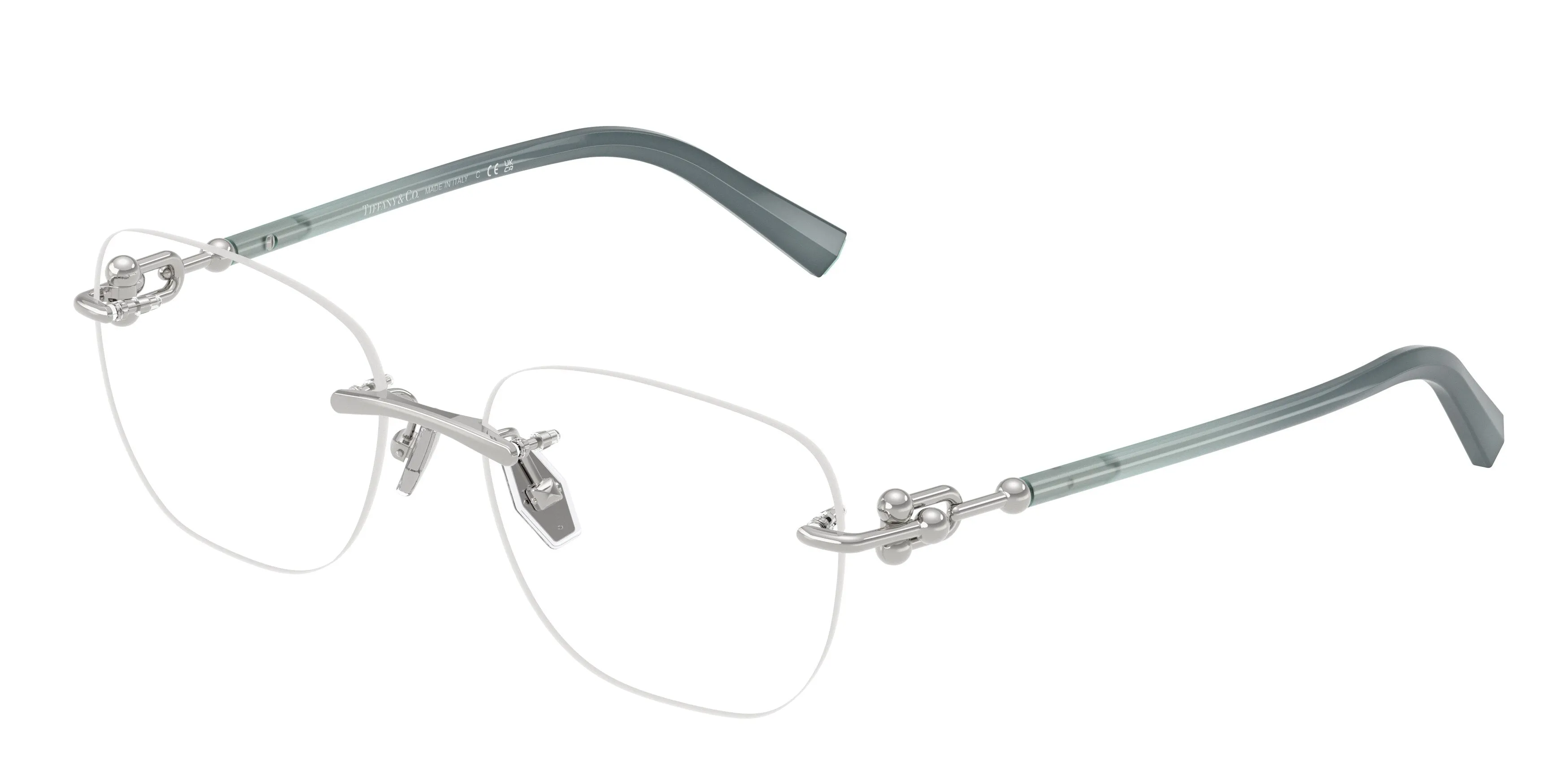 Tiffany TF1170D 6001 Montature da vista Metallo Argento Squadrata Normale - immagine 1