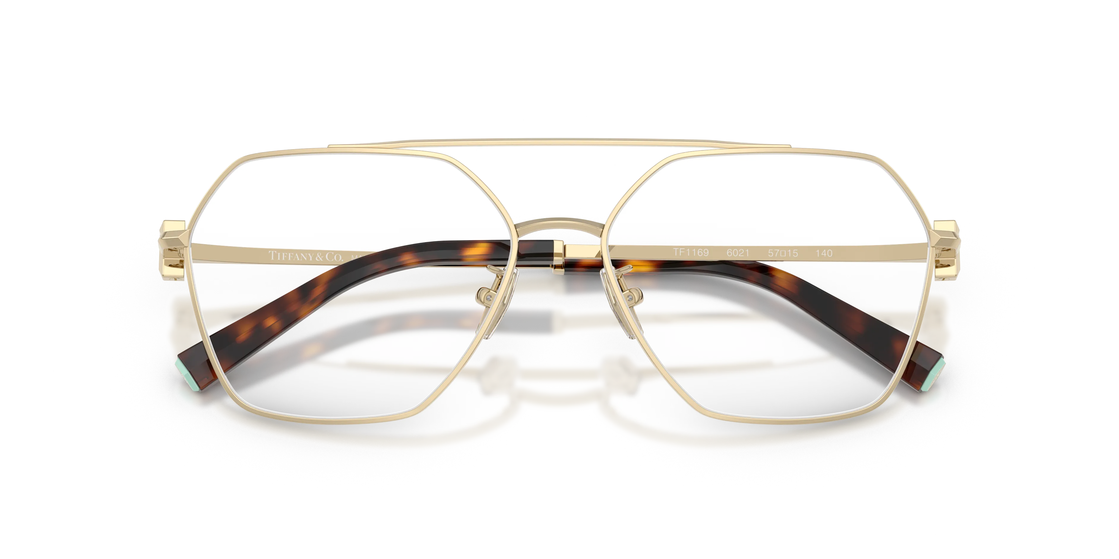 Tiffany TF1169 6021 Montature da vista Acciaio Oro Geometrica Normale - immagine 2