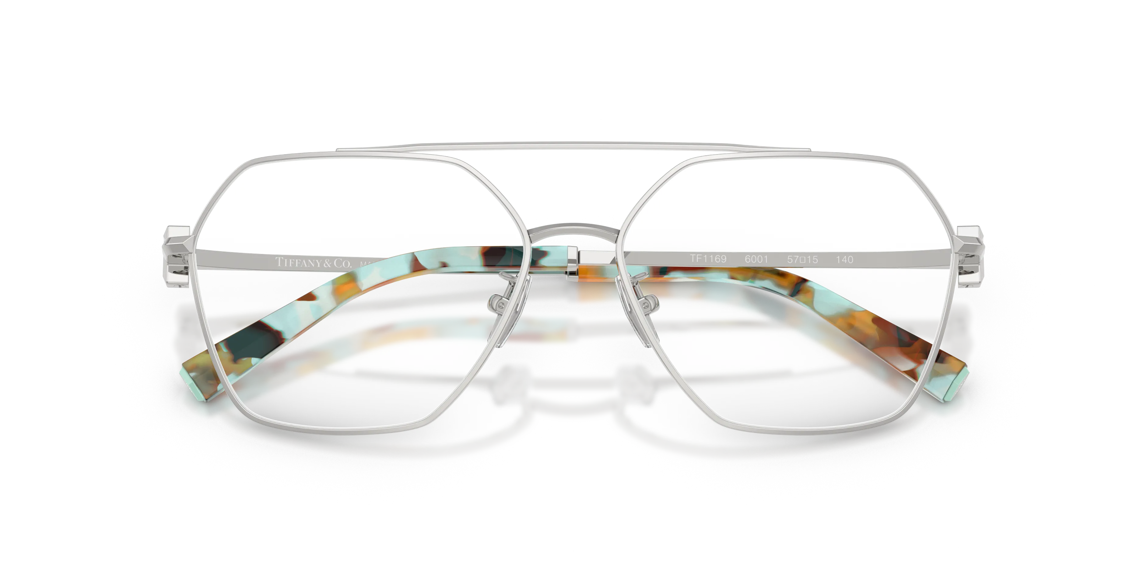 Tiffany TF1169 6001 Montature da vista Acciaio Argento Geometrica Normale - immagine 2
