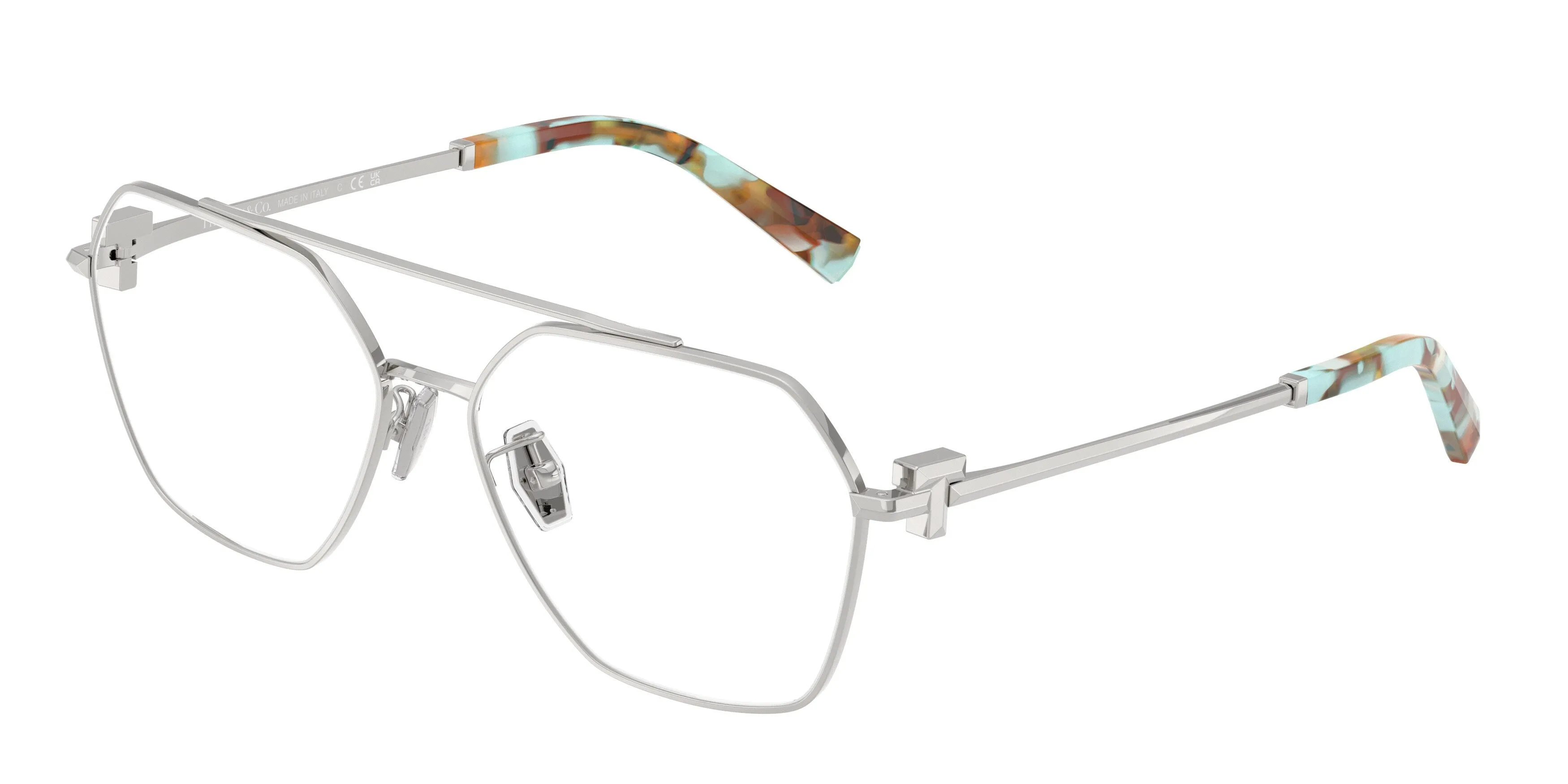 Tiffany TF1169 6001 Montature da vista Acciaio Argento Geometrica Normale - immagine 1