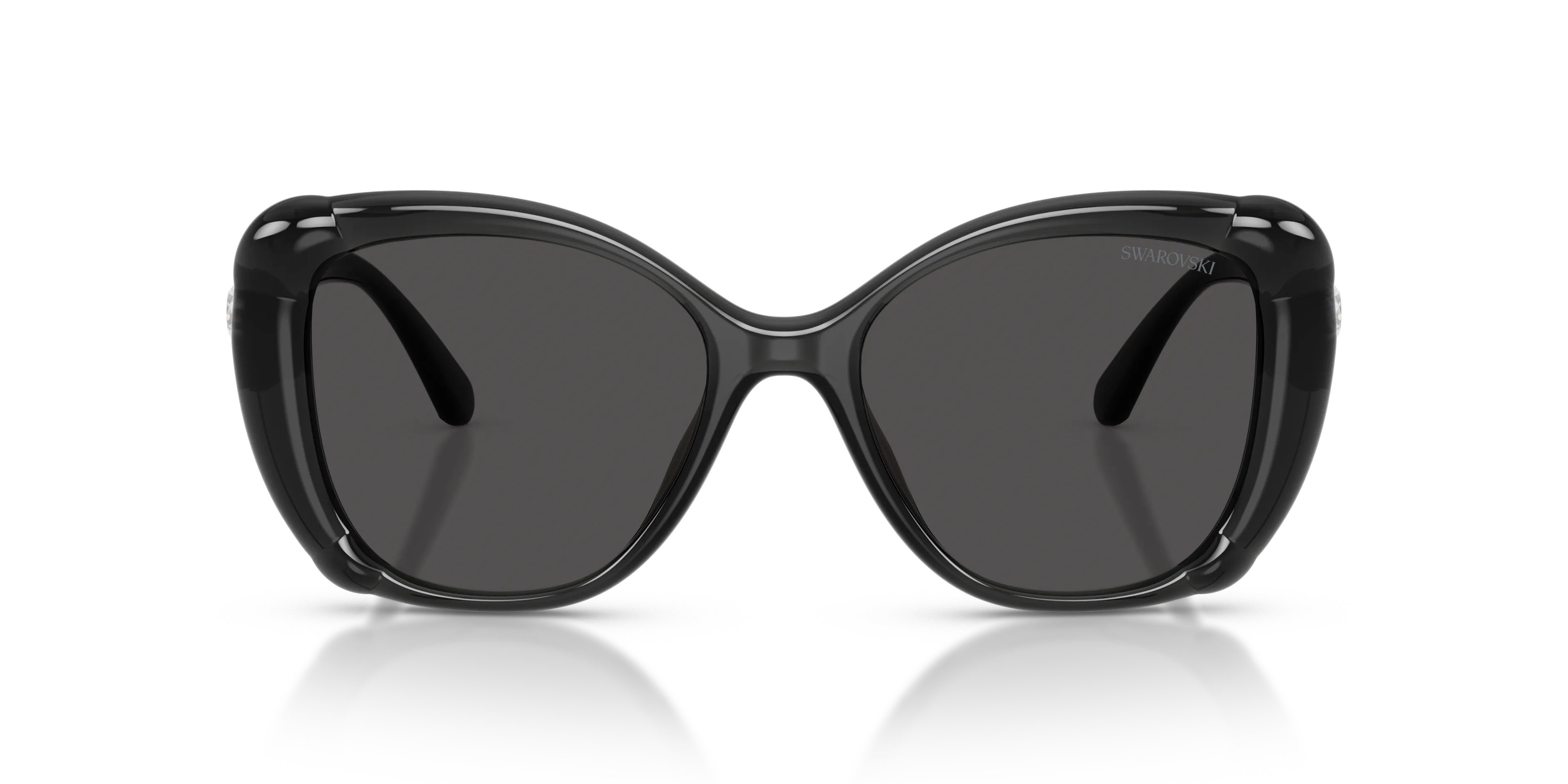Swarovski SK6051U 108787 Occhiali da sole Iniettato Grigio Grigio Farfalla Normale - immagine 3