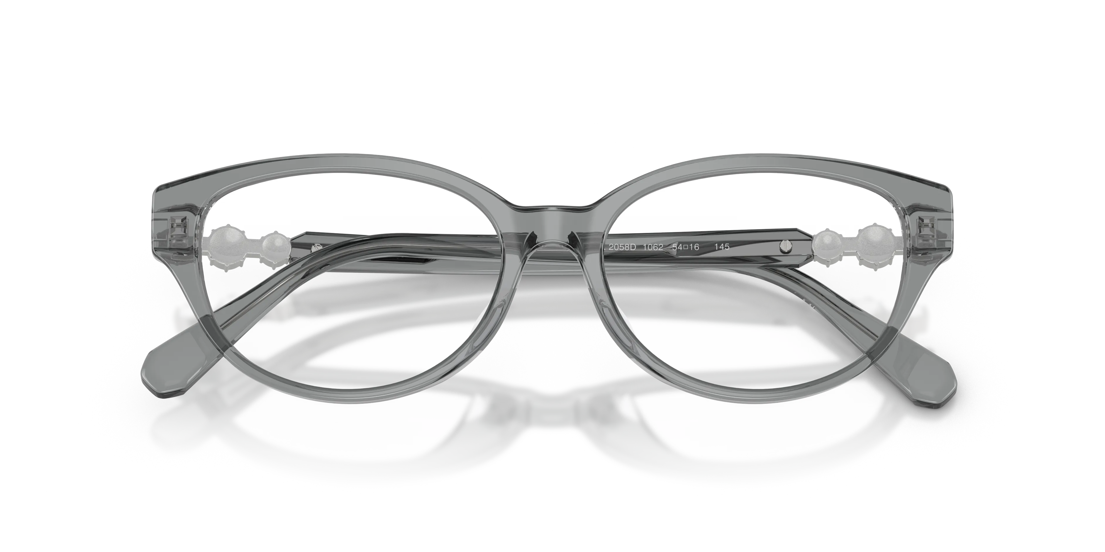 Swarovski SK2058D 1062 Montature da vista Acetato Grigio Pantos Normale - immagine 2