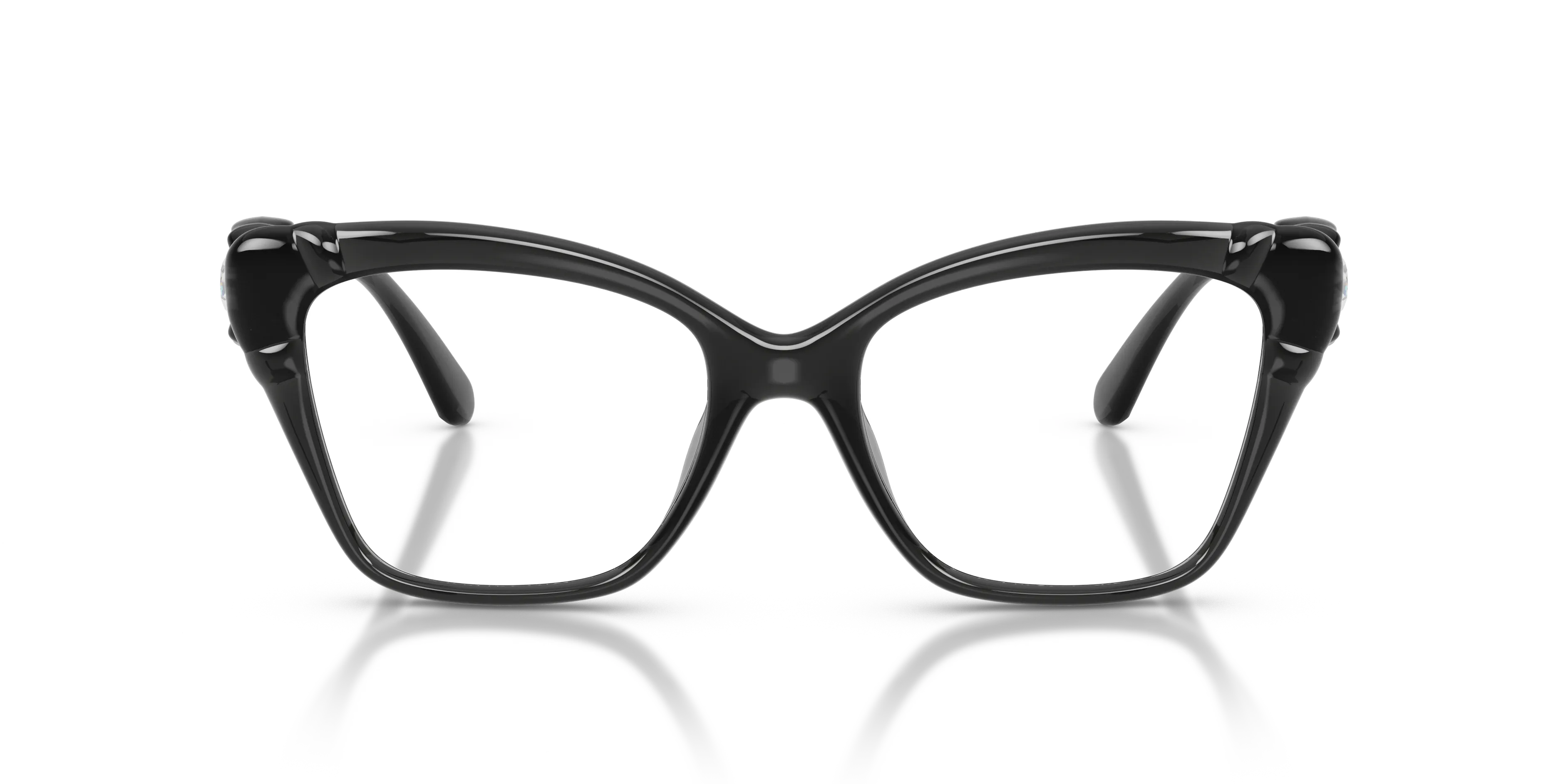 Swarovski SK2056U 1087 Montature da vista Iniettato Grigio Cat Eye Normale - immagine 3