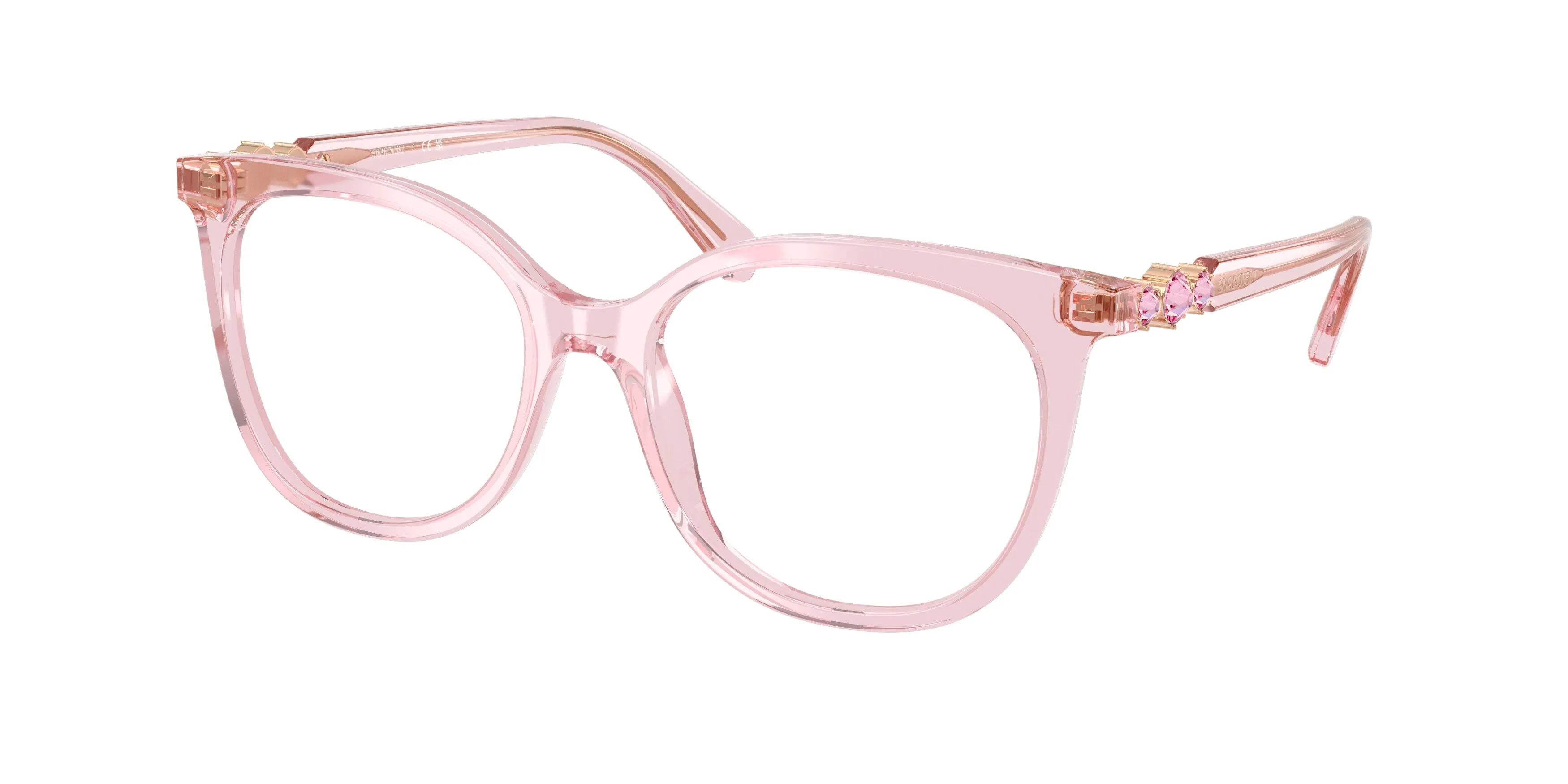 Swarovski SK2055 3001 Montature da vista Acetato Rosa Pantos Normale - immagine 1