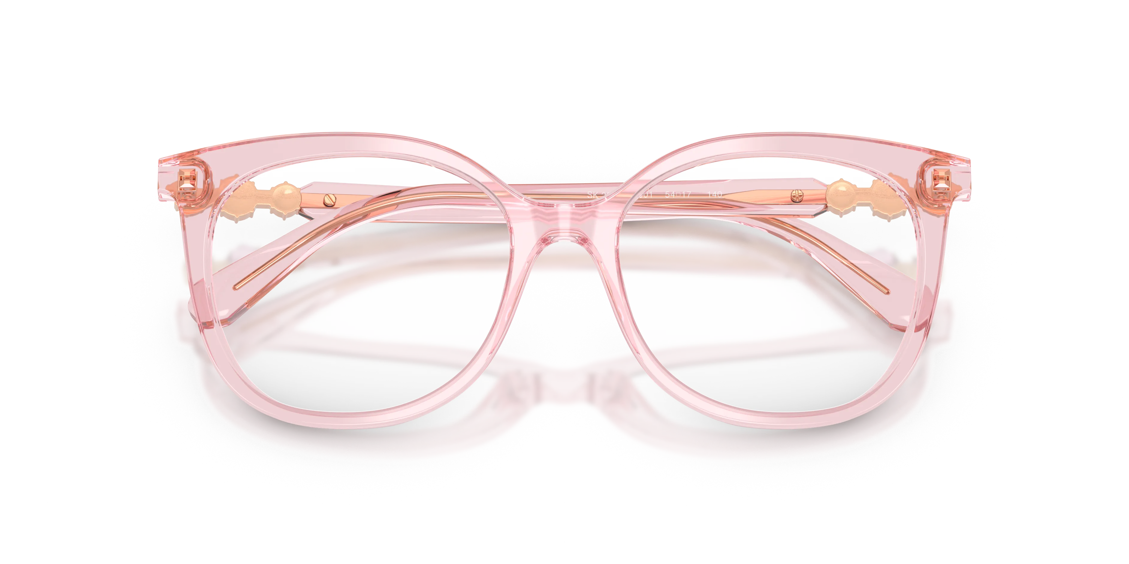 Swarovski SK2055 3001 Montature da vista Acetato Rosa Pantos Normale - immagine 2