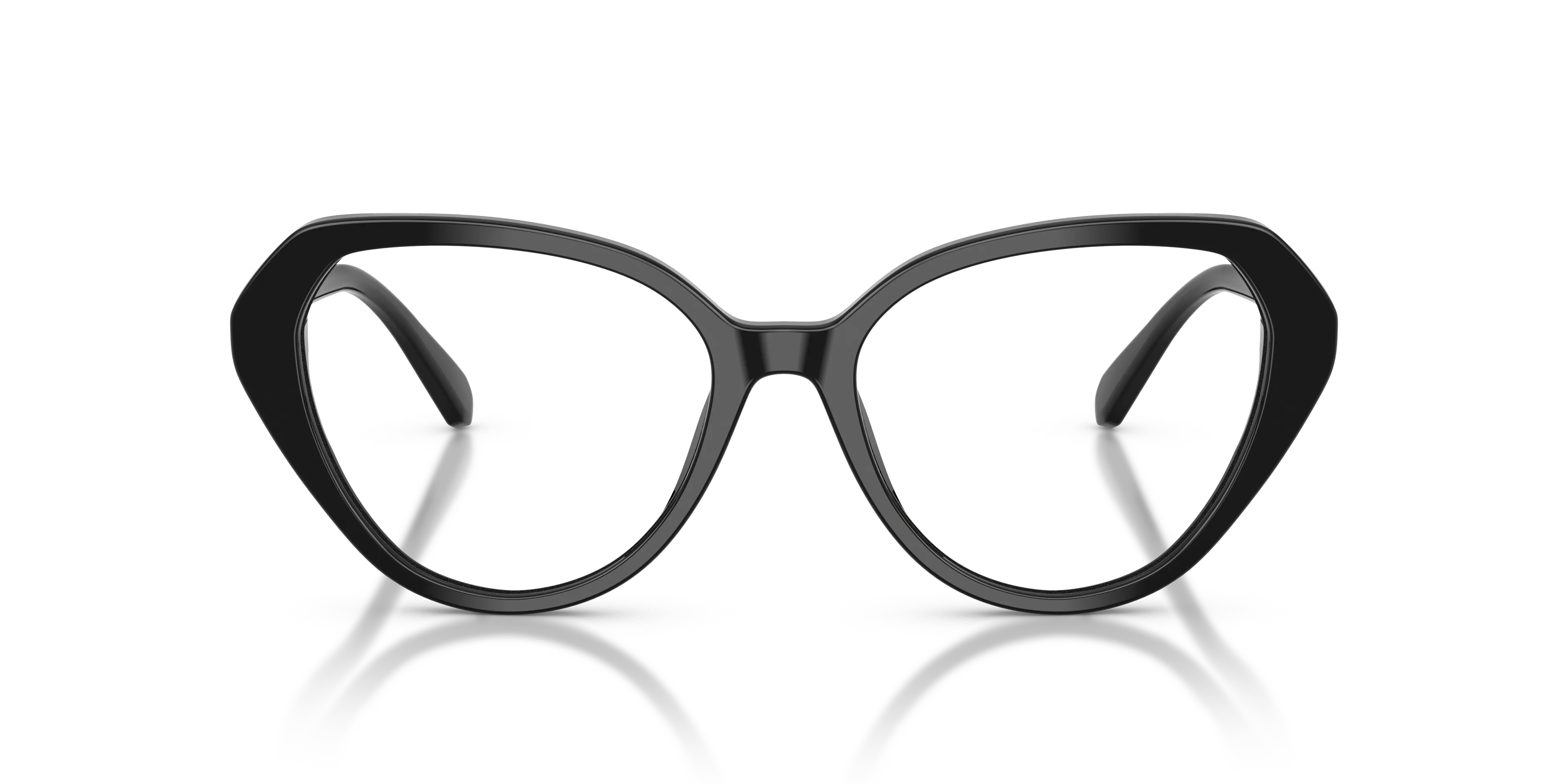 Swarovski SK2054 1001 Montature da vista Acetato Nero Cat Eye Normale - immagine 3