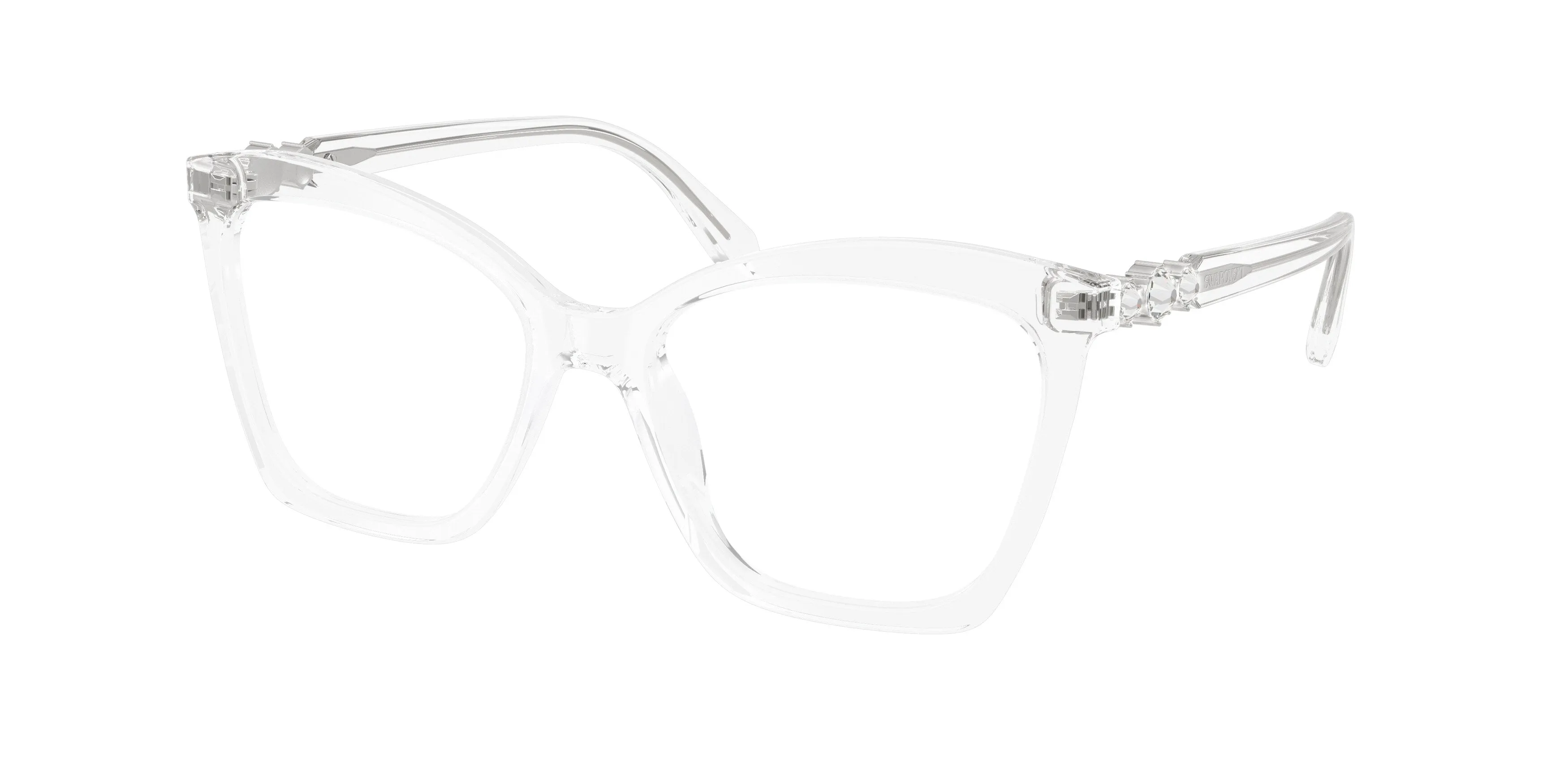 Swarovski SK2053 1027 Montature da vista Acetato Trasparente Cat Eye Normale - immagine 1