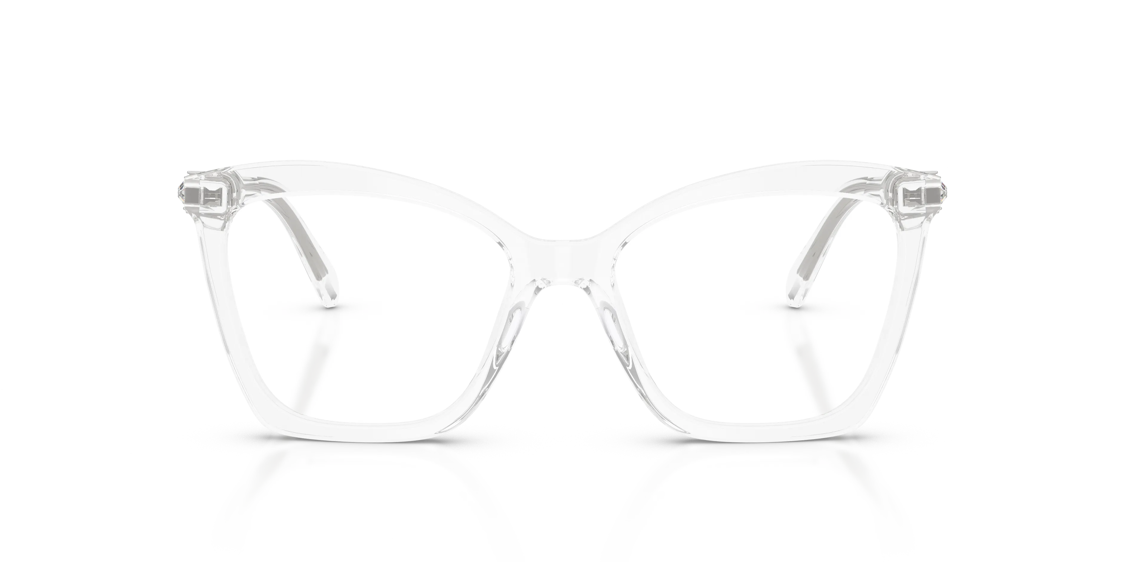 Swarovski SK2053 1027 Montature da vista Acetato Trasparente Cat Eye Normale - immagine 3