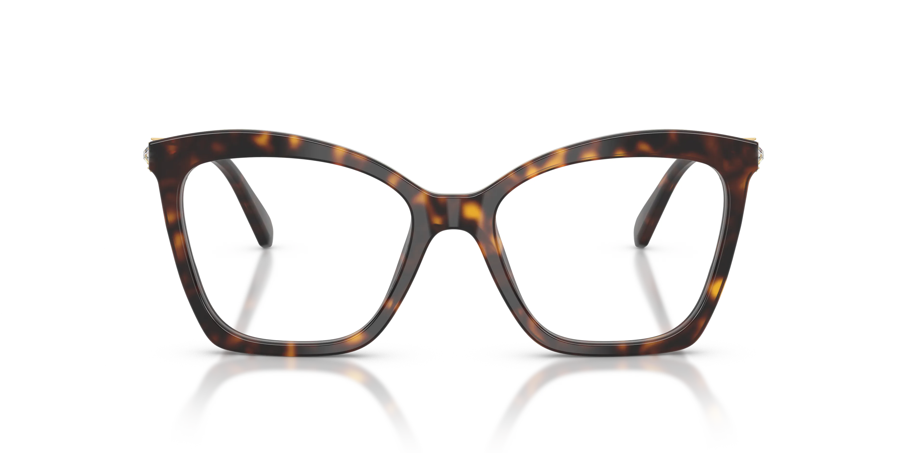 Swarovski SK2053 1002 Montature da vista Acetato Tartaruga Cat Eye Normale - immagine 3