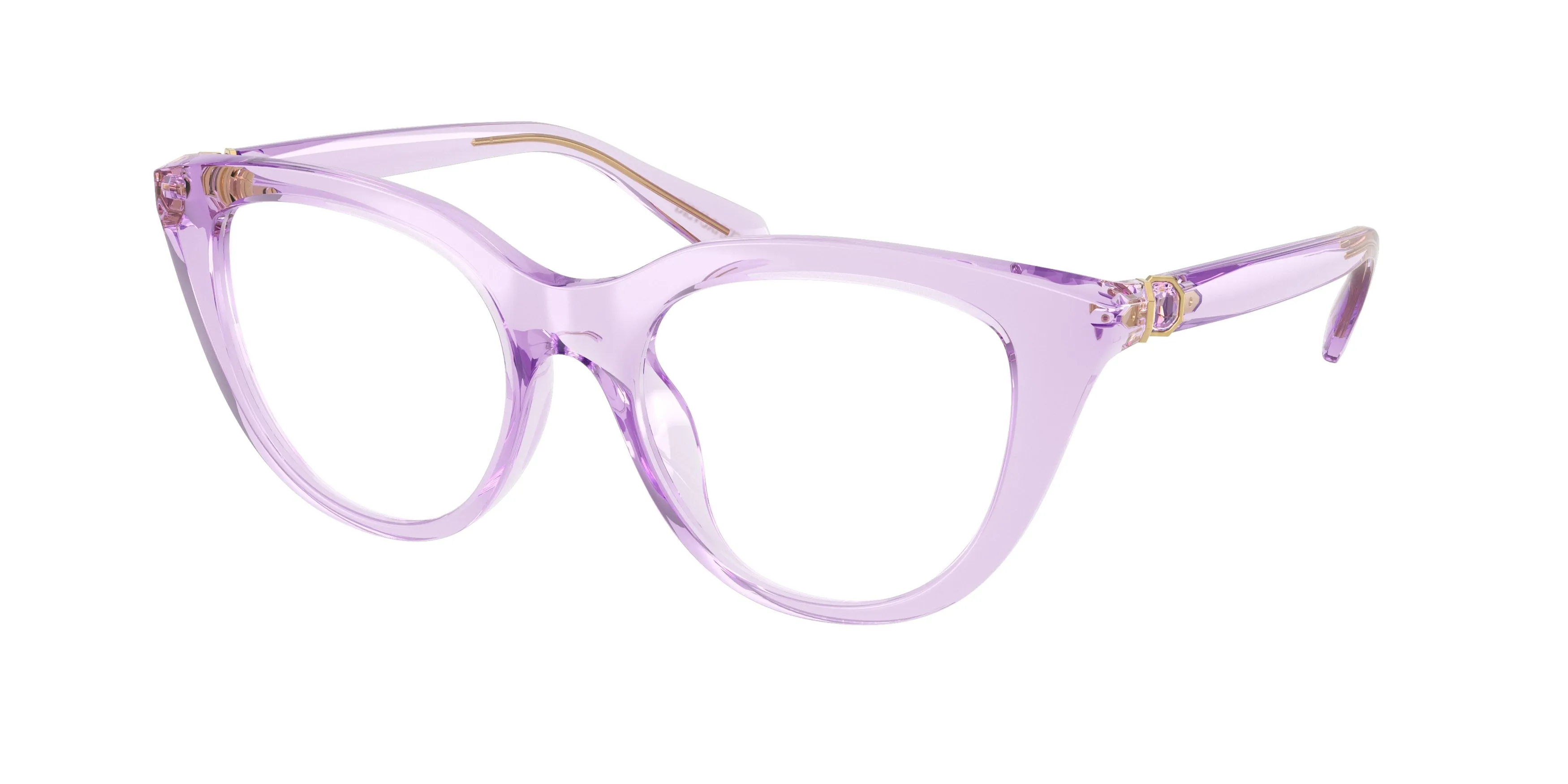 Swarovski SK2052 1079 Montature da vista Iniettato Viola Cat Eye Normale - immagine 1