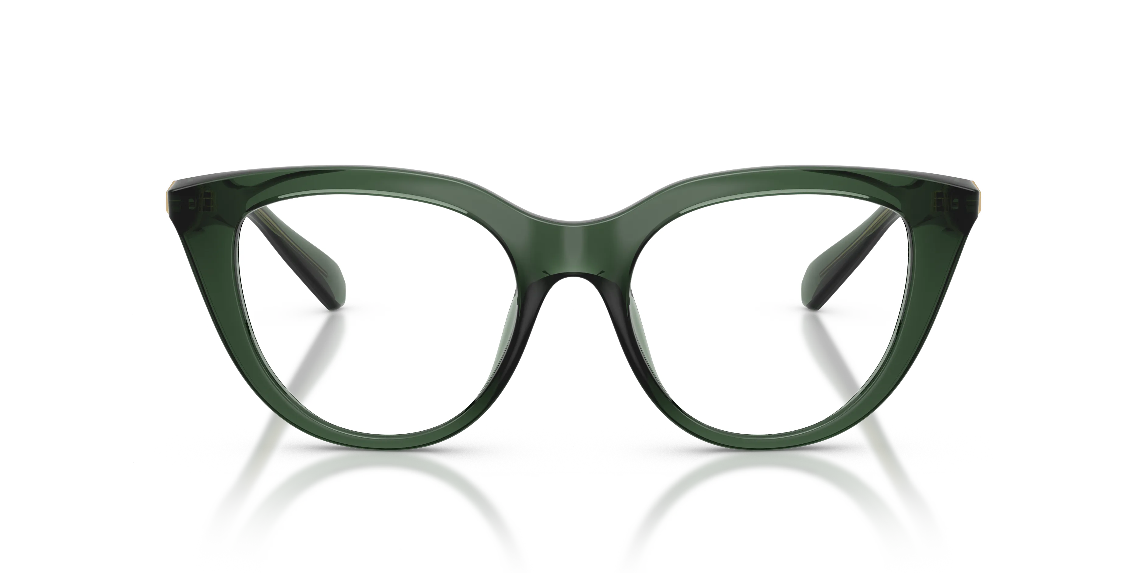 Swarovski SK2052 1043 Montature da vista Iniettato Verde Cat Eye Normale - immagine 3
