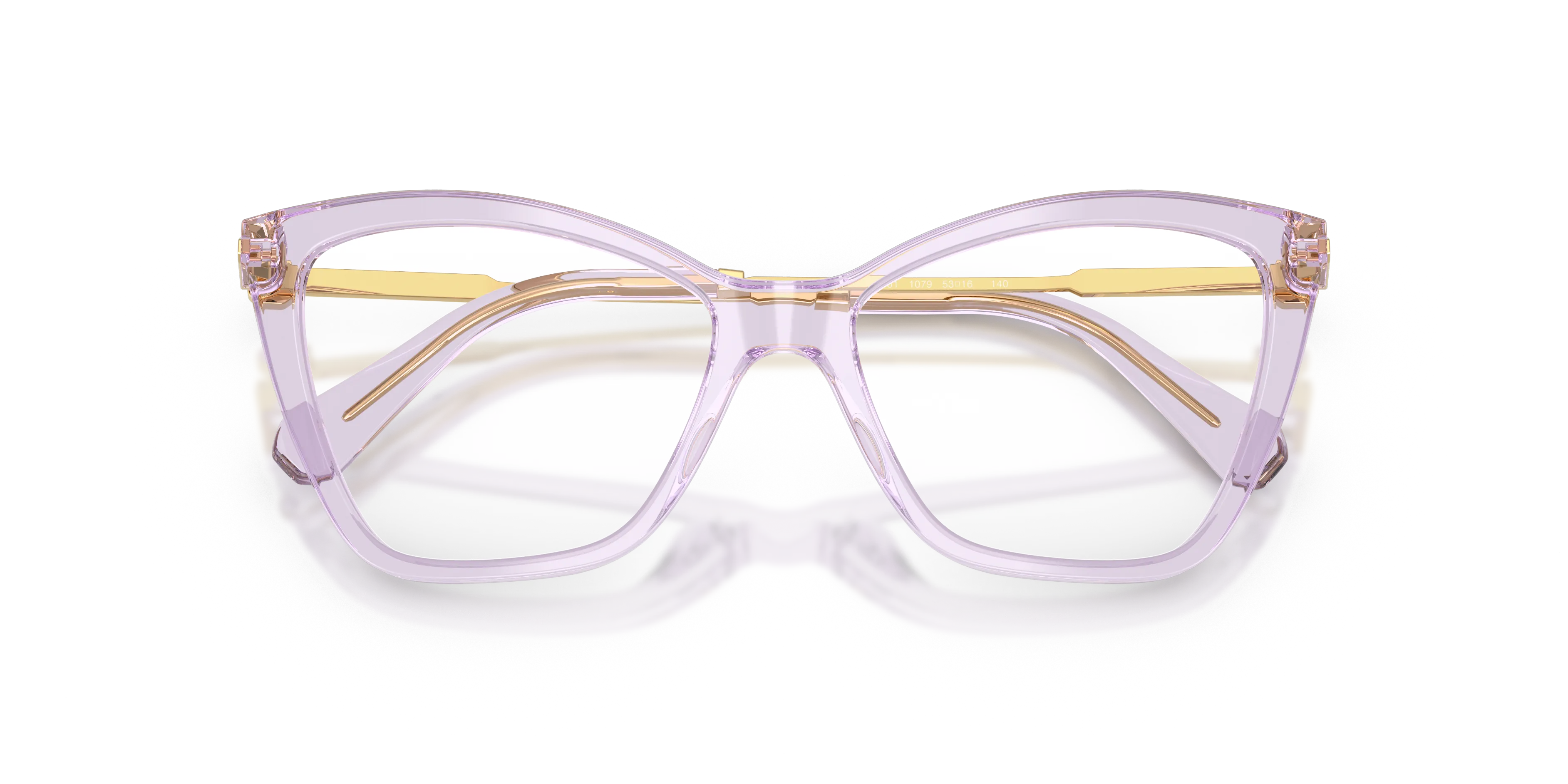 Swarovski SK2051 1079 Montature da vista Acetato Viola Cat Eye Normale - immagine 2