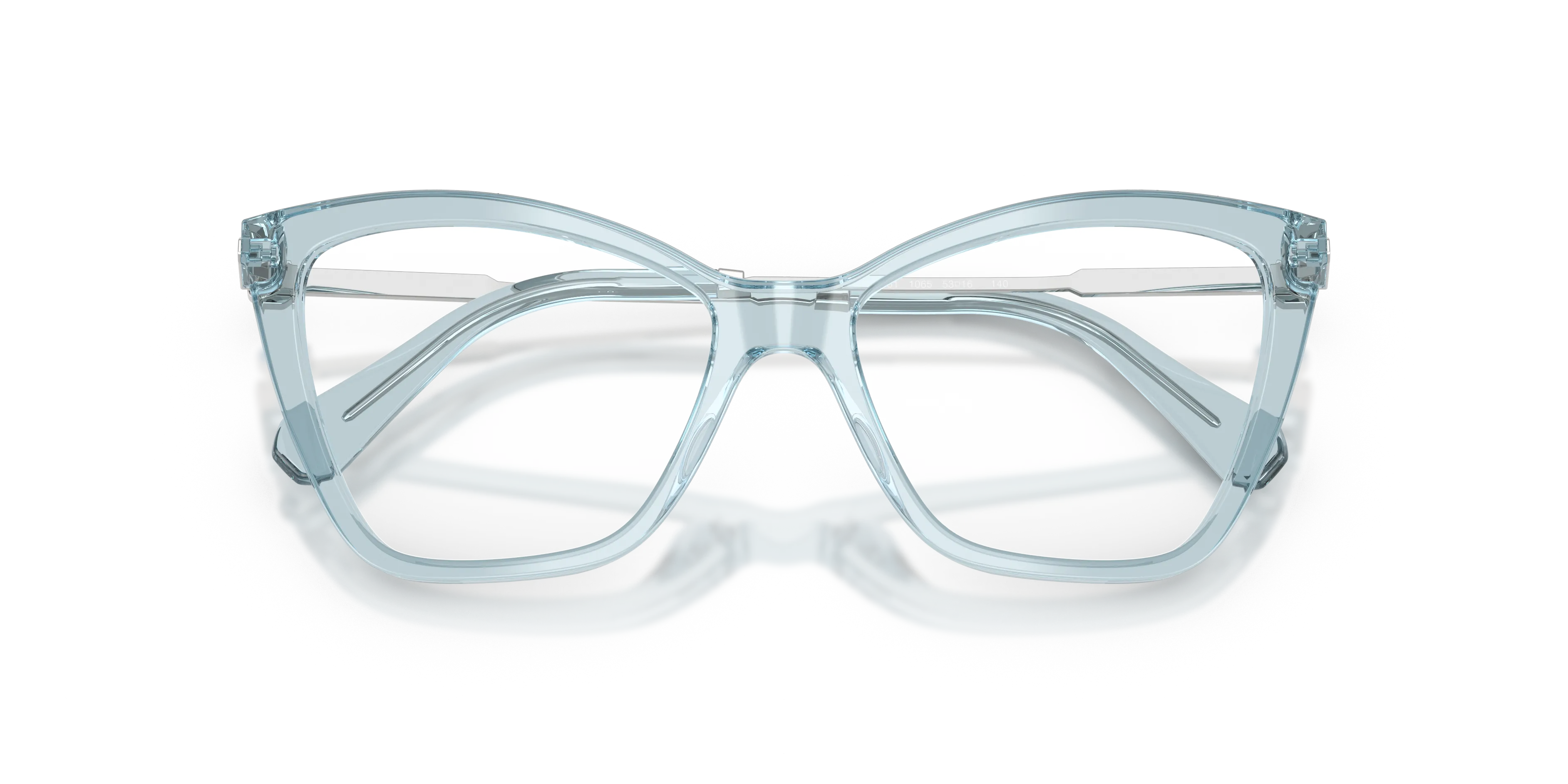 Swarovski SK2051 1065 Montature da vista Acetato Blu Cat Eye Normale - immagine 2