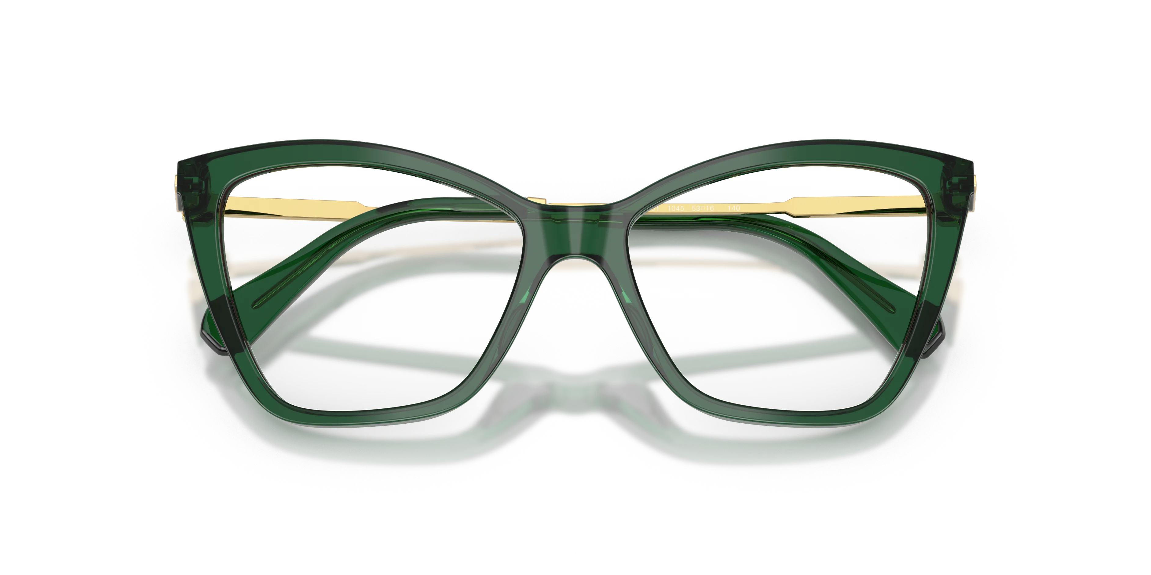 Swarovski SK2051 1045 Montature da vista Acetato Verde Cat Eye Normale - immagine 2