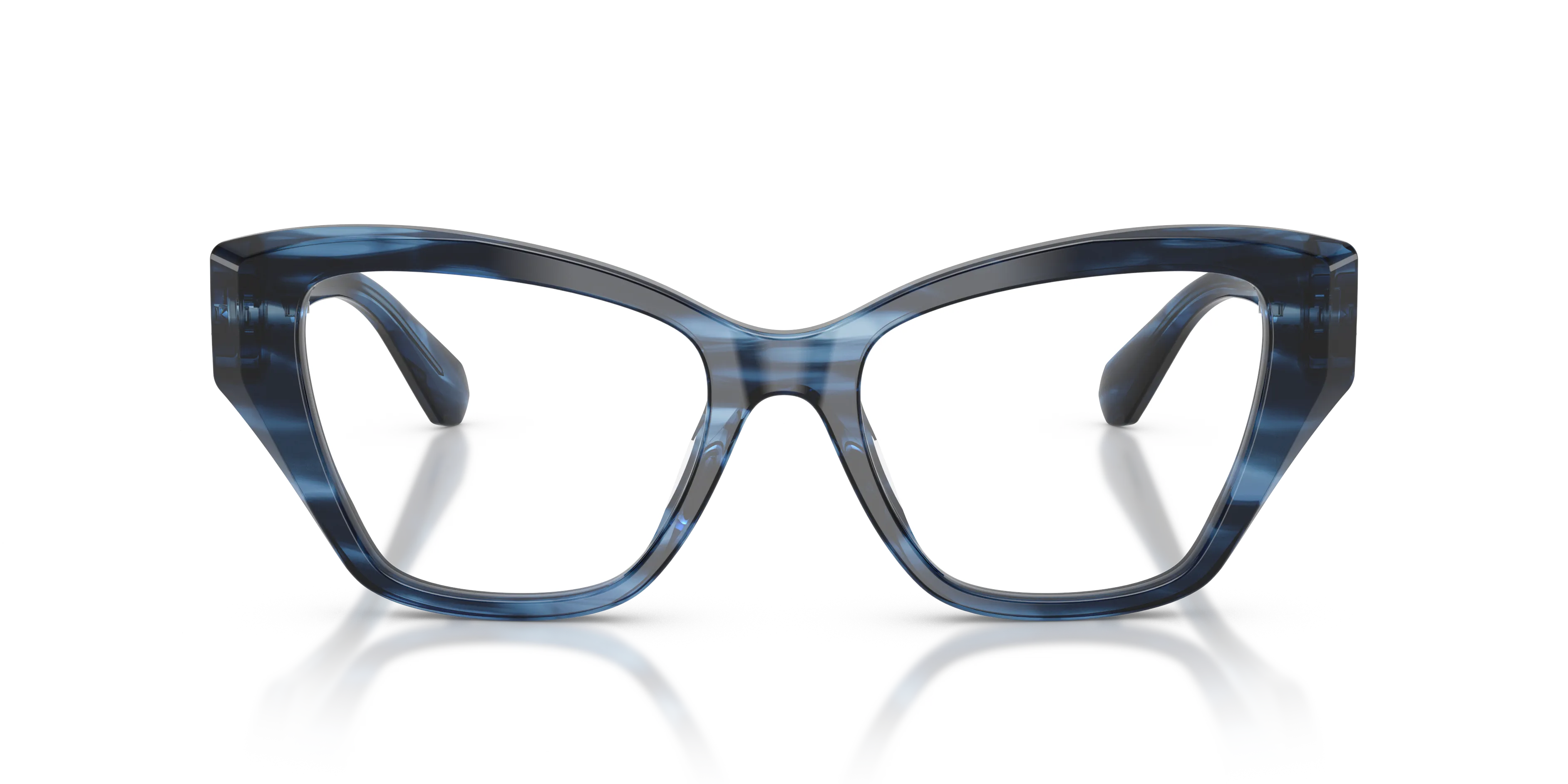 Swarovski SK2050U 1090 Montature da vista Acetato Blu Cat Eye Normale - immagine 3