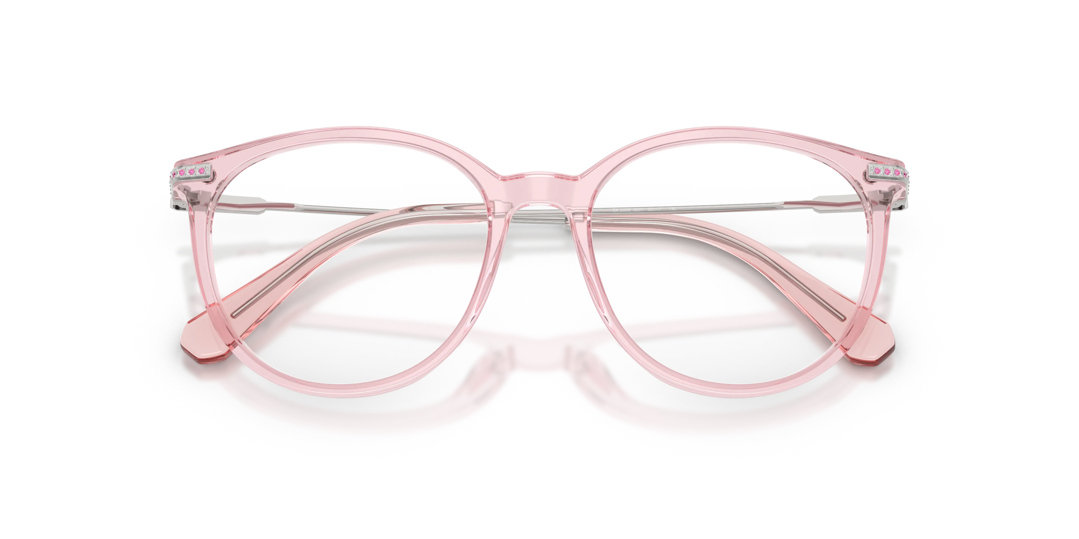 Swarovski SK2009 3001 Montature da vista Acetato Rosa Pantos Normale - immagine 2