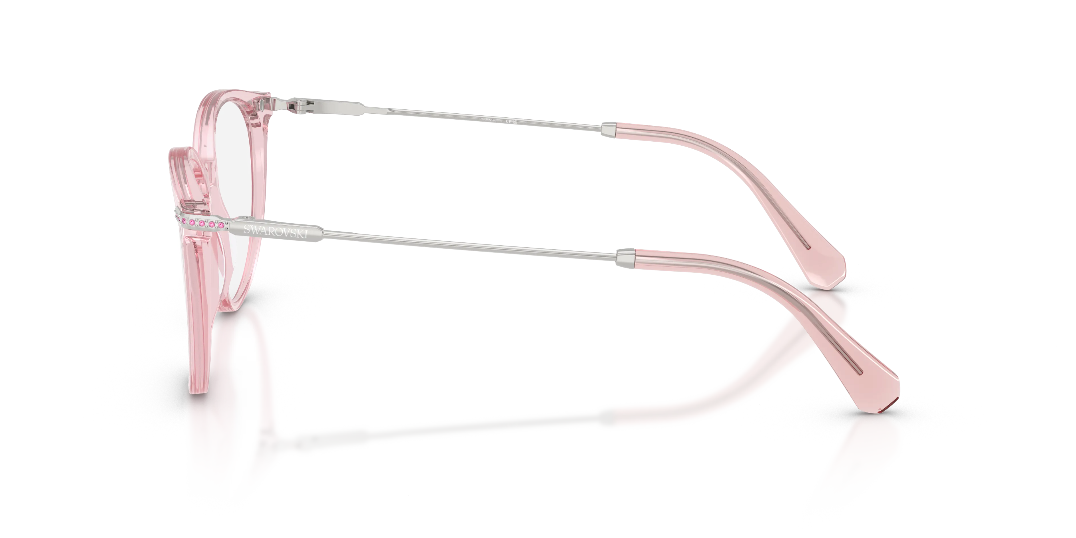 Swarovski SK2009 3001 Montature da vista Acetato Rosa Pantos Normale - immagine 4