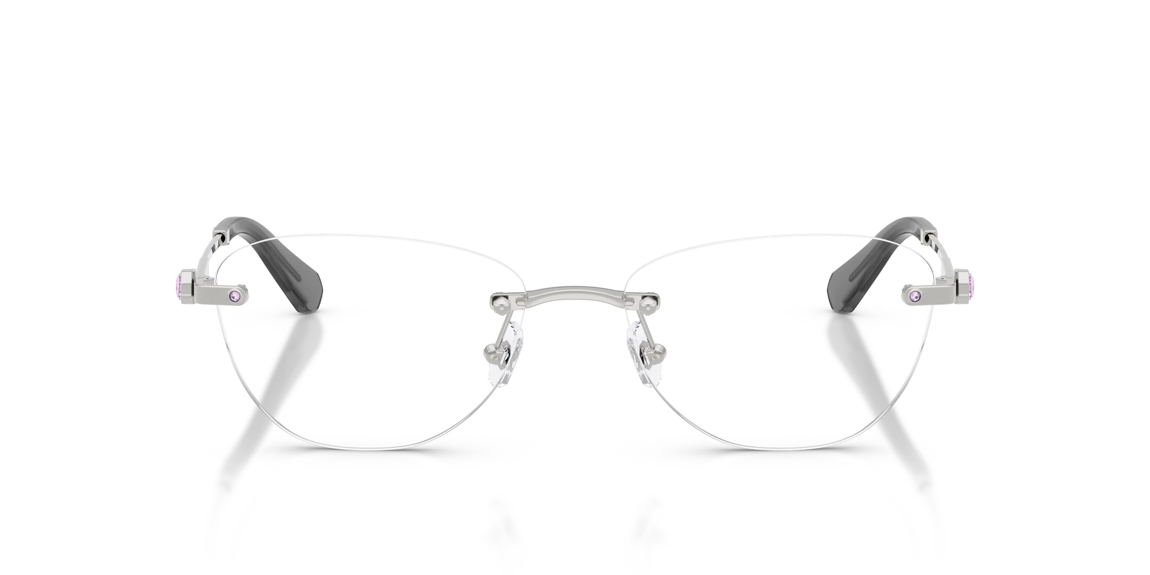 Swarovski SK1035D 4001 Montature da vista Metallo Argento Rotonda Normale - immagine 3