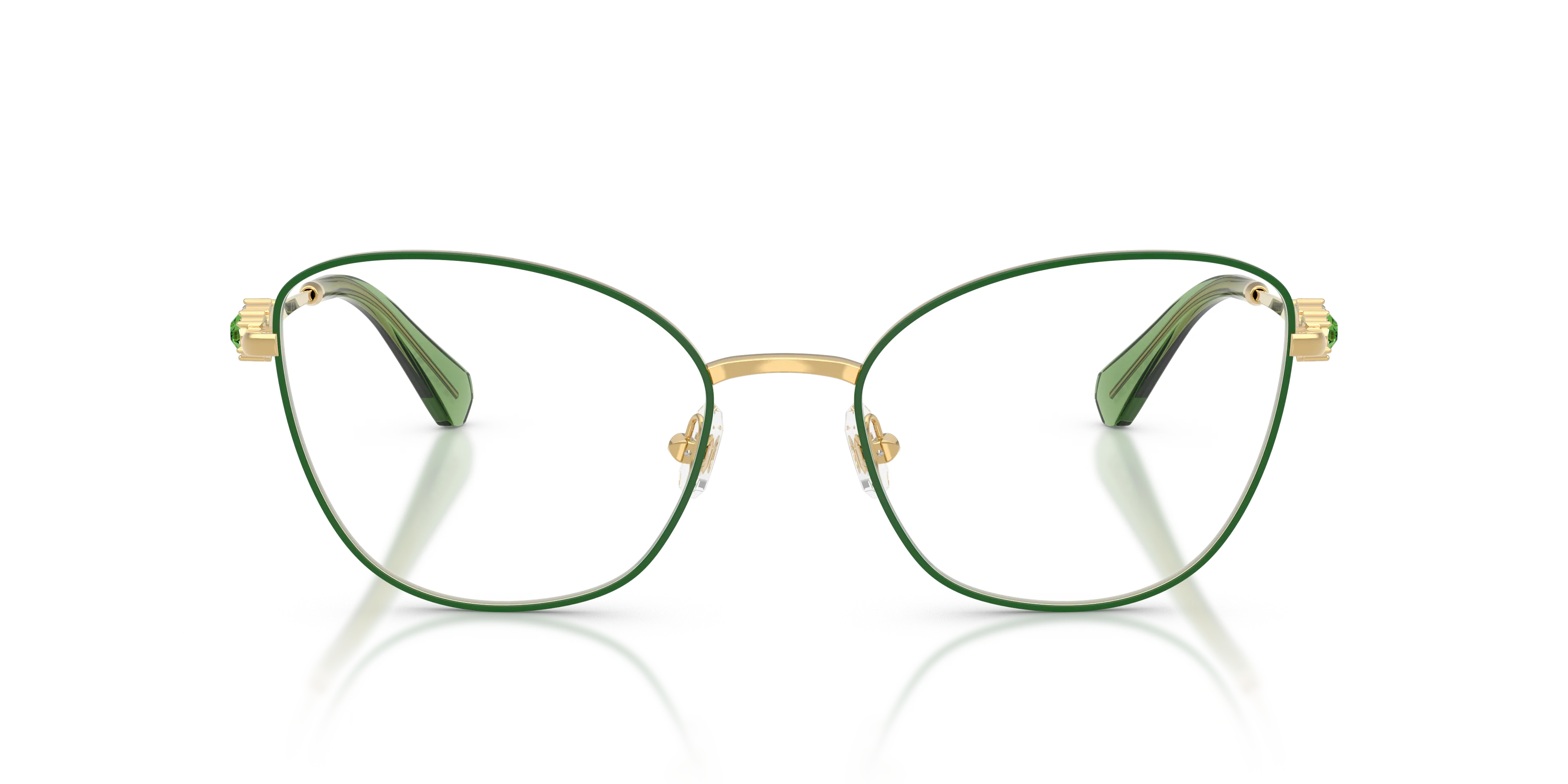 Swarovski SK1034 4044 Montature da vista Metallo Oro Cat Eye Normale - immagine 3