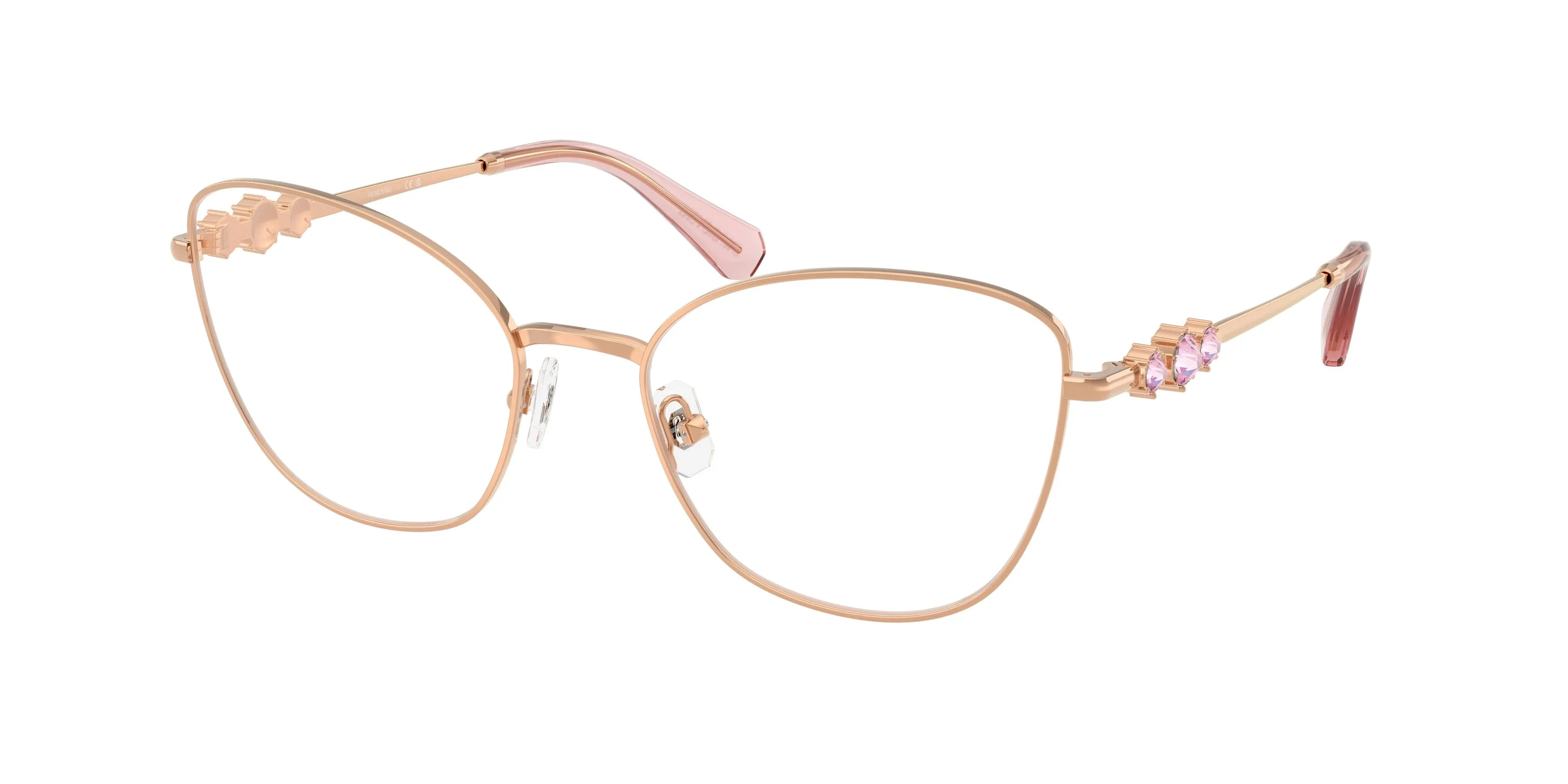 Swarovski SK1034 4014 Montature da vista Metallo Oro Cat Eye Normale - immagine 1
