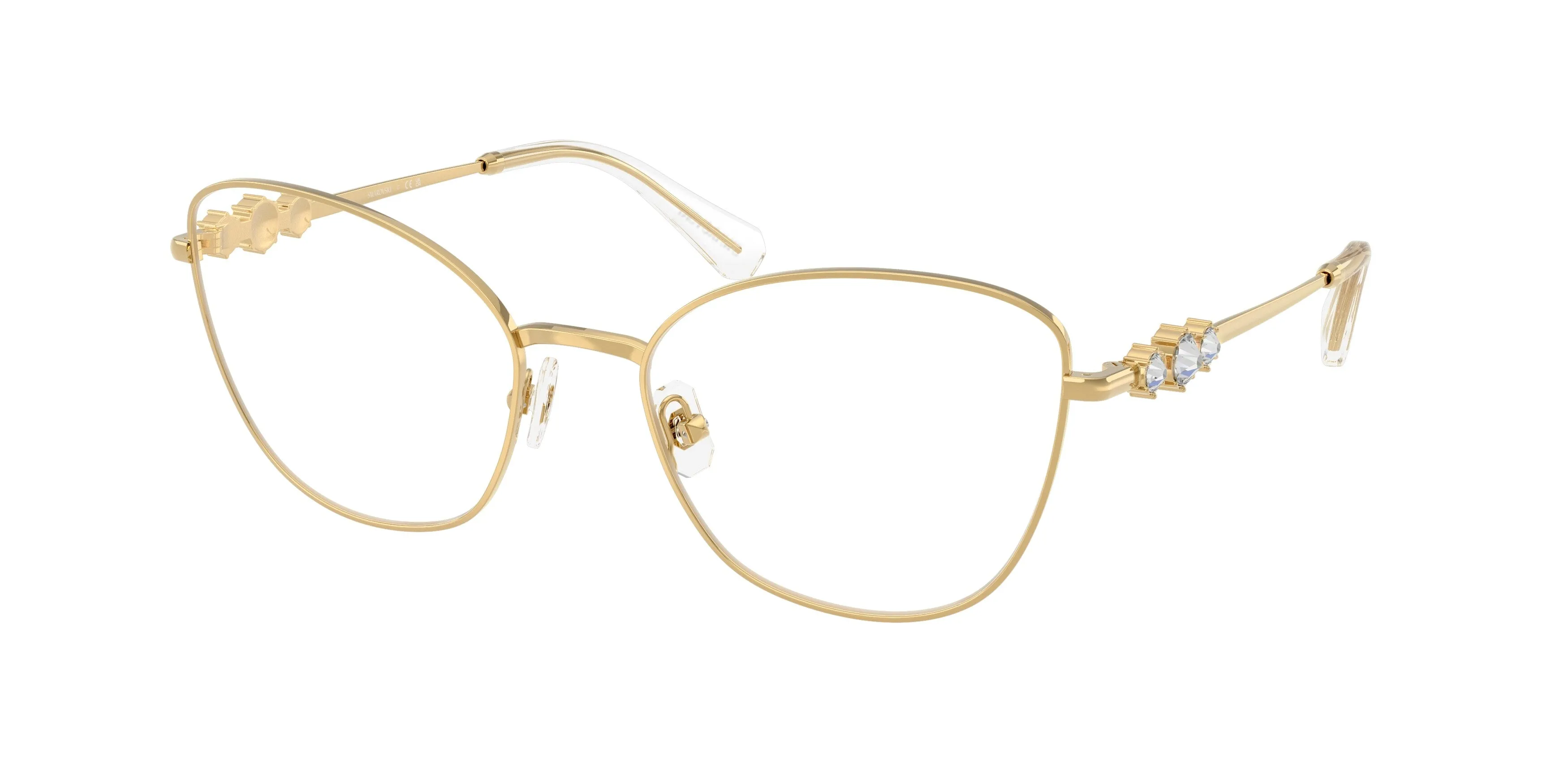Swarovski SK1034 4004 Montature da vista Metallo Oro Cat Eye Normale - immagine 1