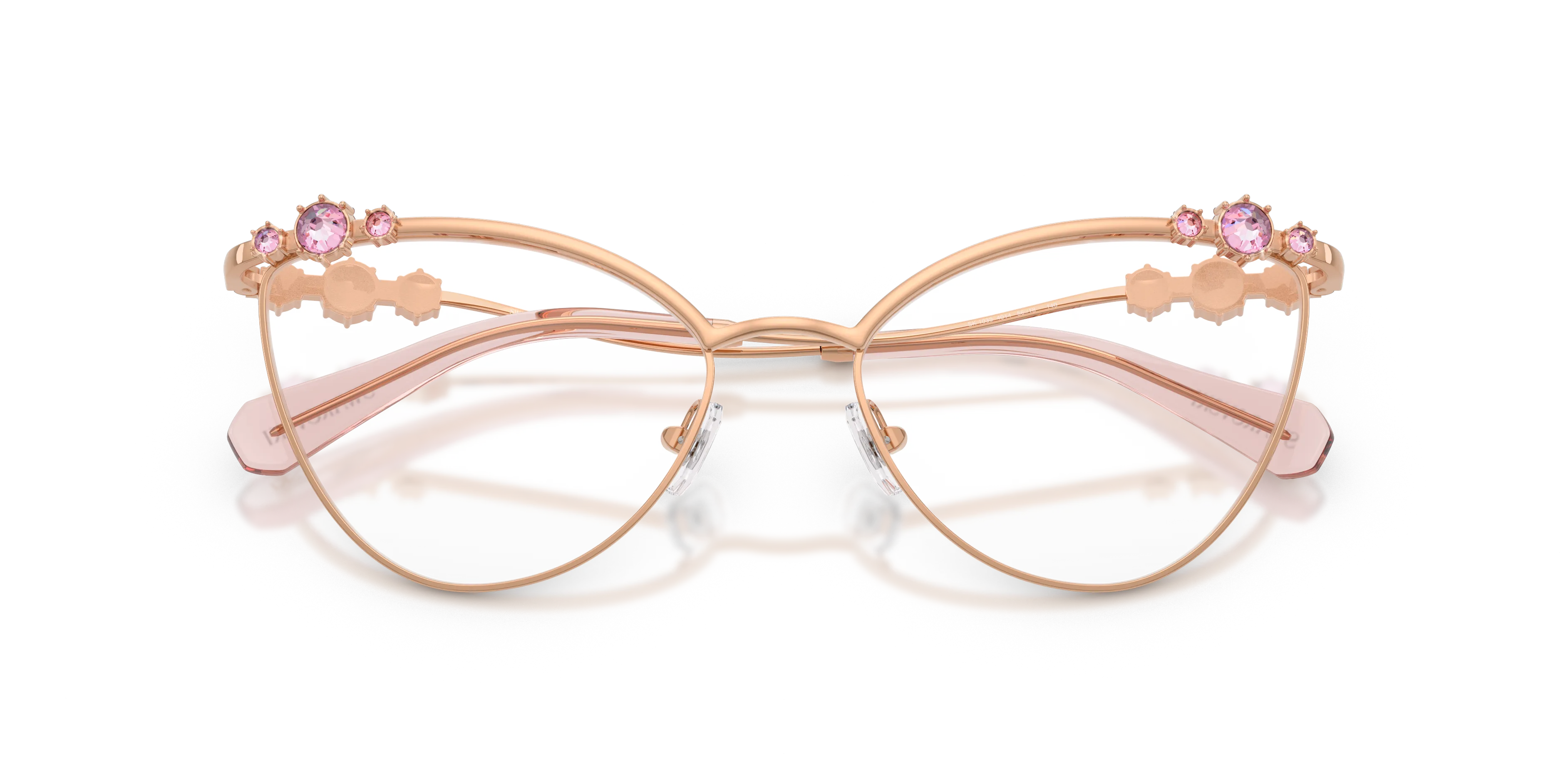 Swarovski SK1033 4014 Montature da vista Metallo Oro Cat Eye Normale - immagine 2