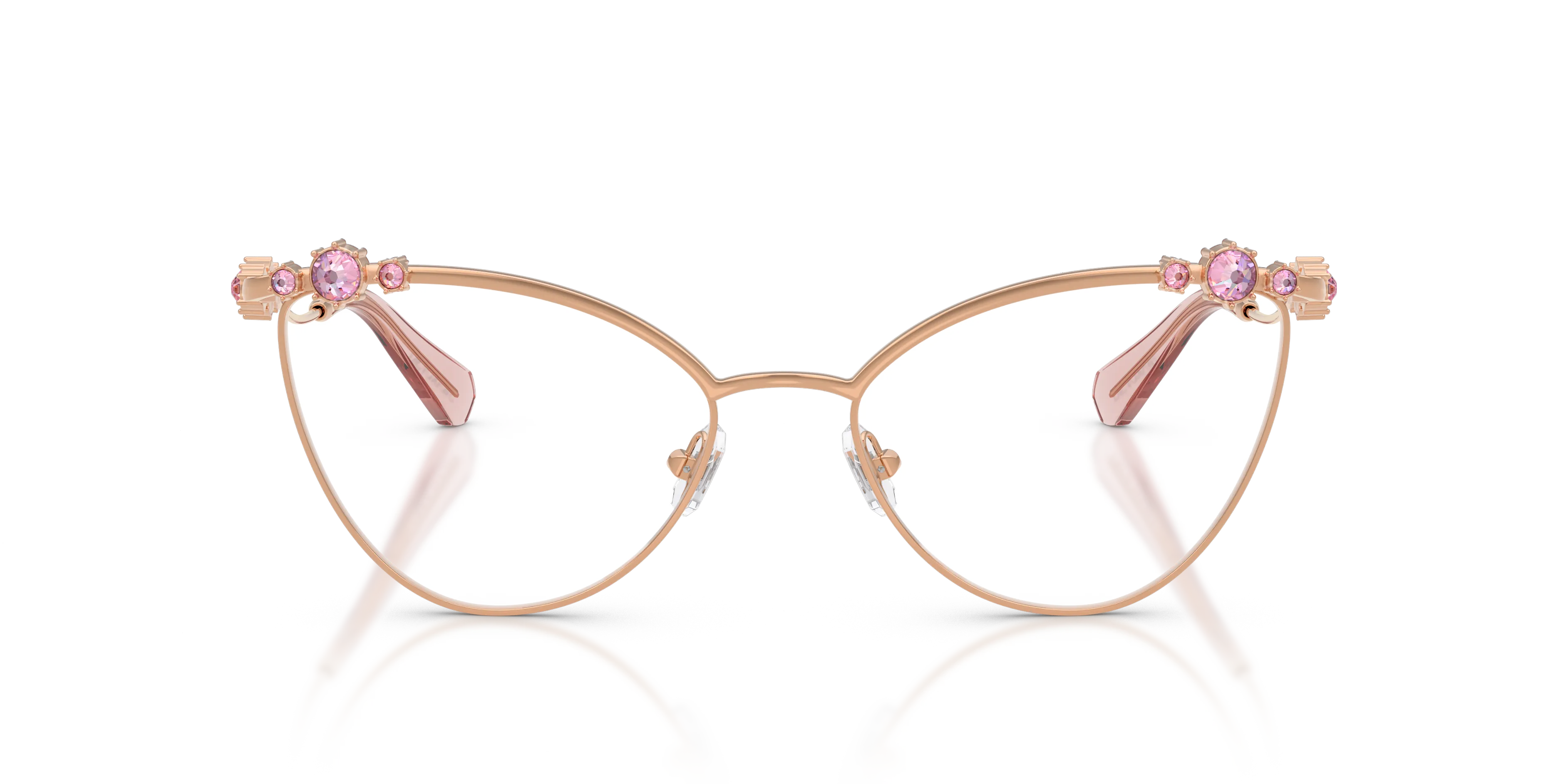 Swarovski SK1033 4014 Montature da vista Metallo Oro Cat Eye Normale - immagine 3