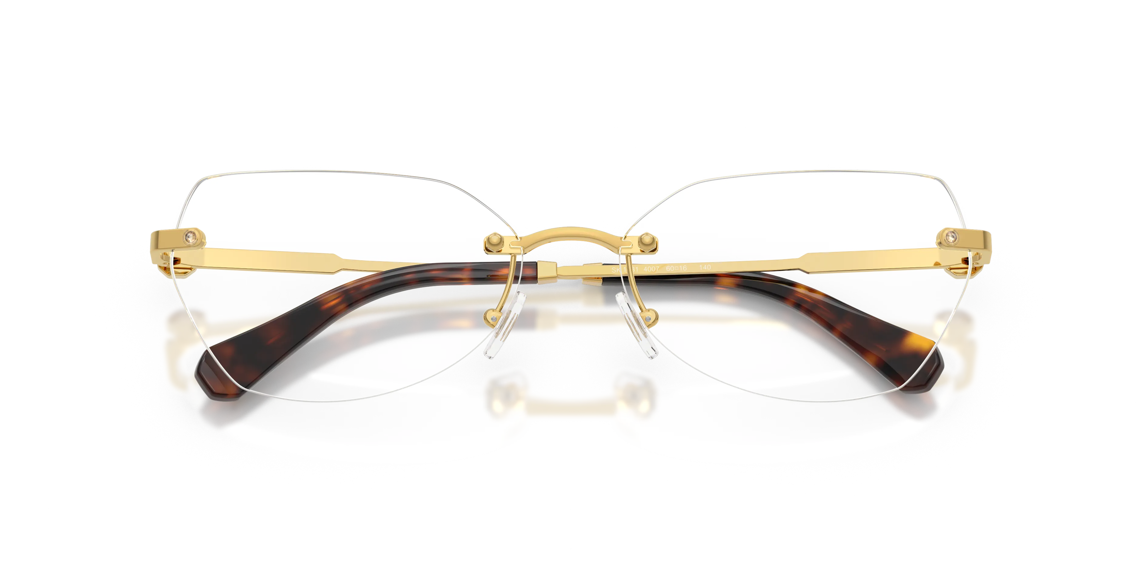 Swarovski SK1031 4007 Montature da vista Metallo Oro Geometrica Normale - immagine 2
